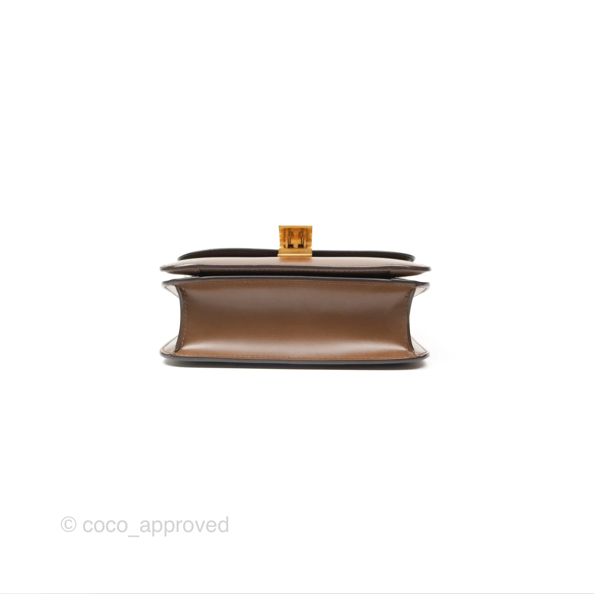 Celine Teen Classic Box Flap Caramel Box Calfskin