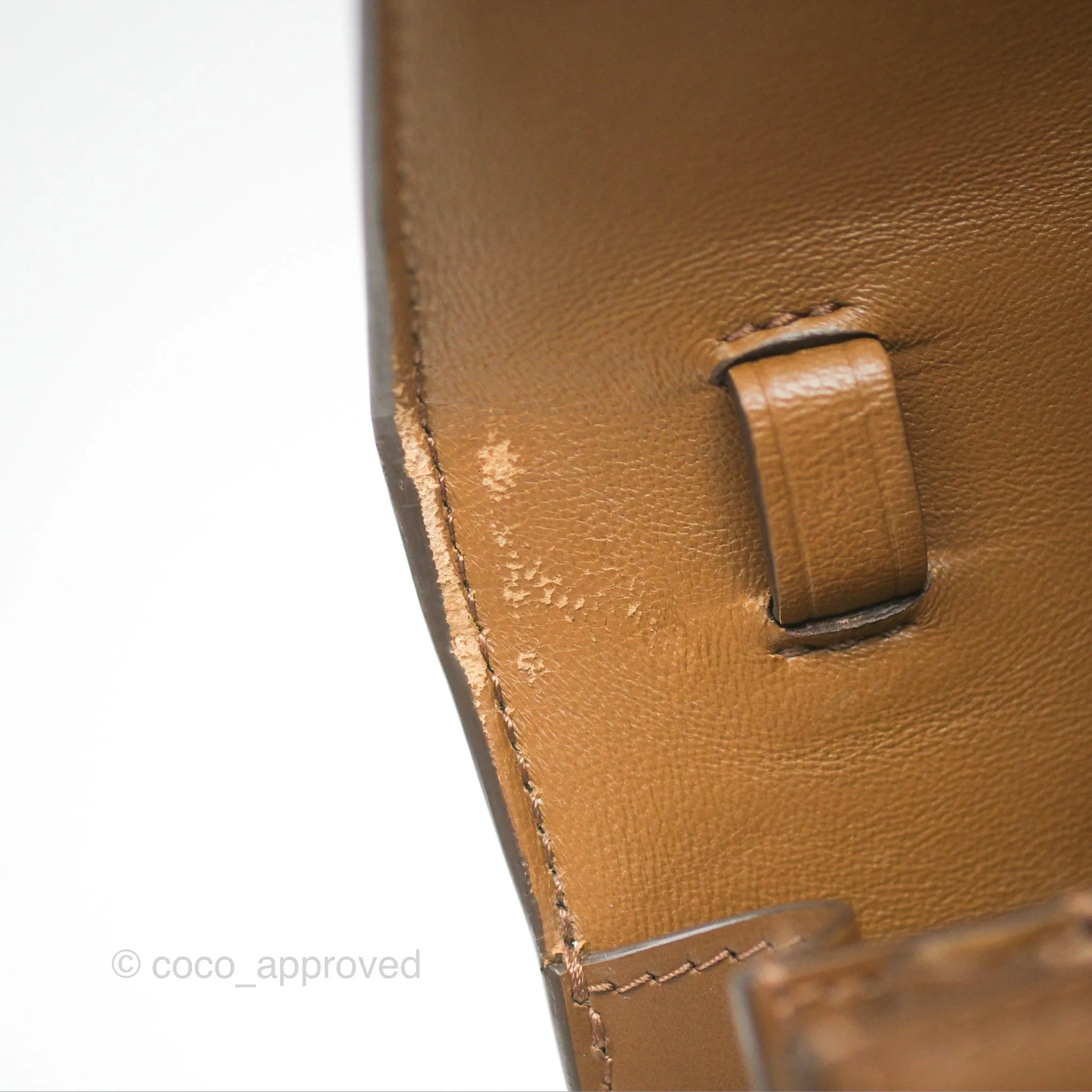Celine Teen Classic Box Flap Caramel Box Calfskin