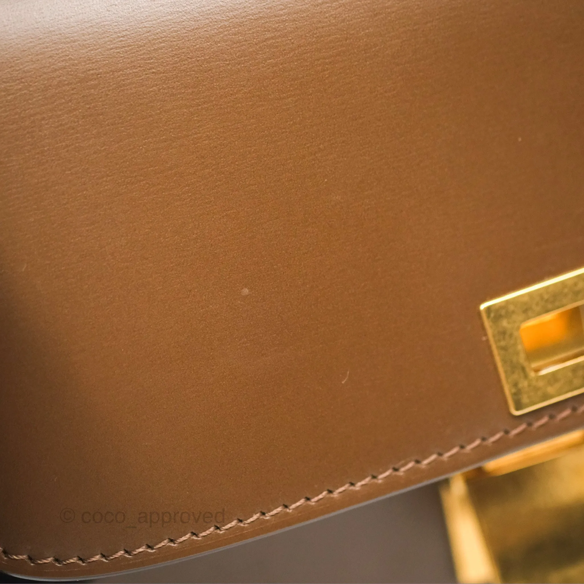 Celine Teen Classic Box Flap Caramel Box Calfskin