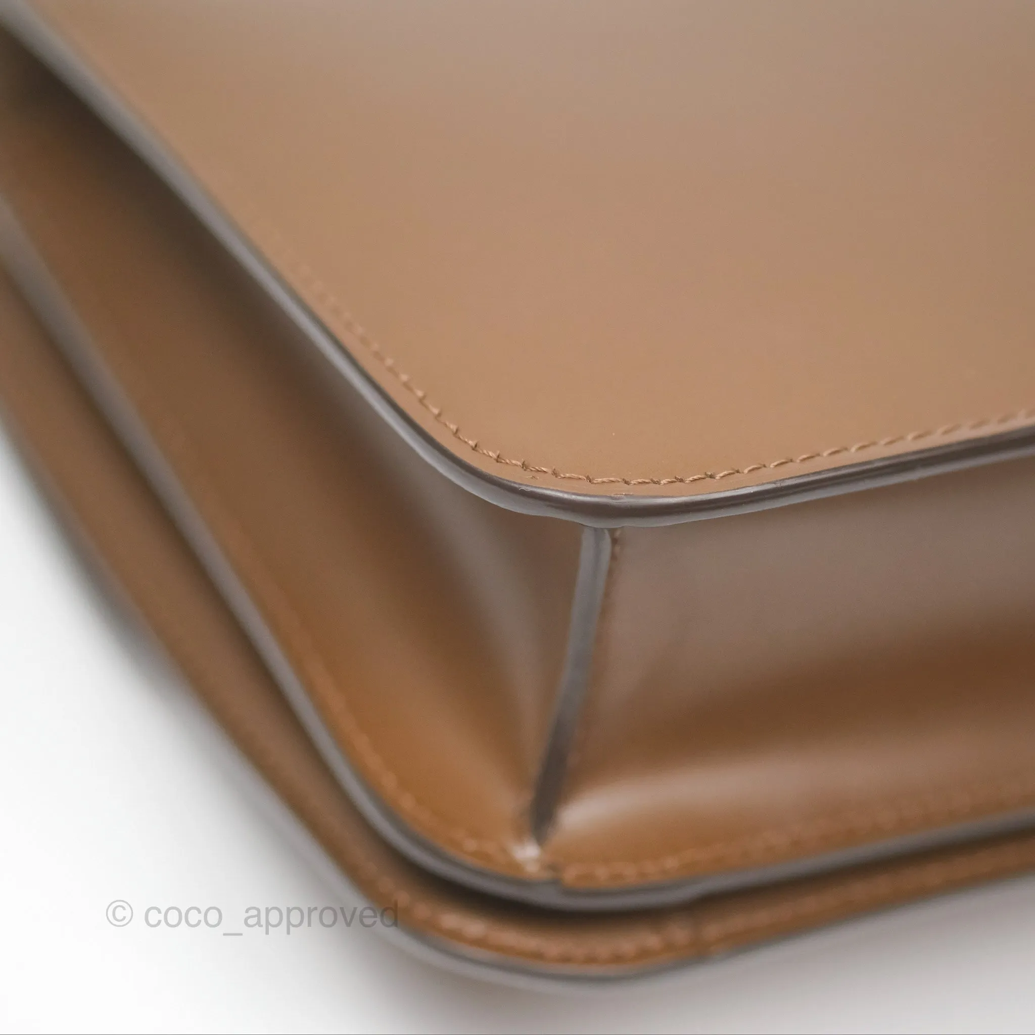 Celine Teen Classic Box Flap Caramel Box Calfskin
