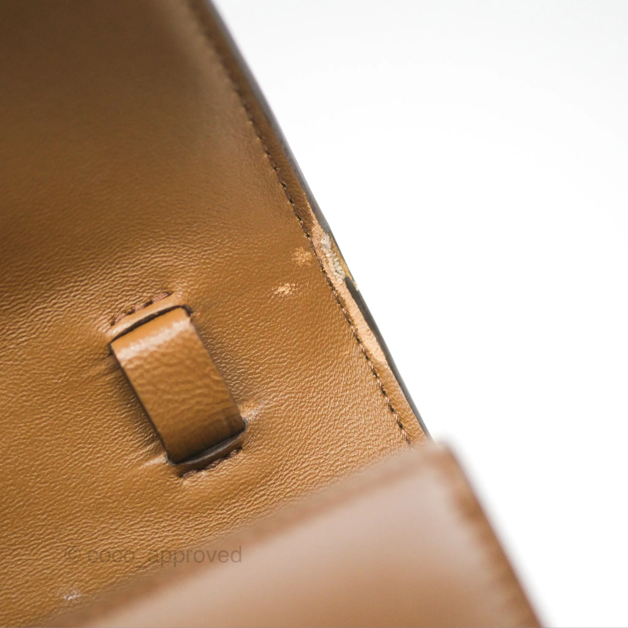 Celine Teen Classic Box Flap Caramel Box Calfskin