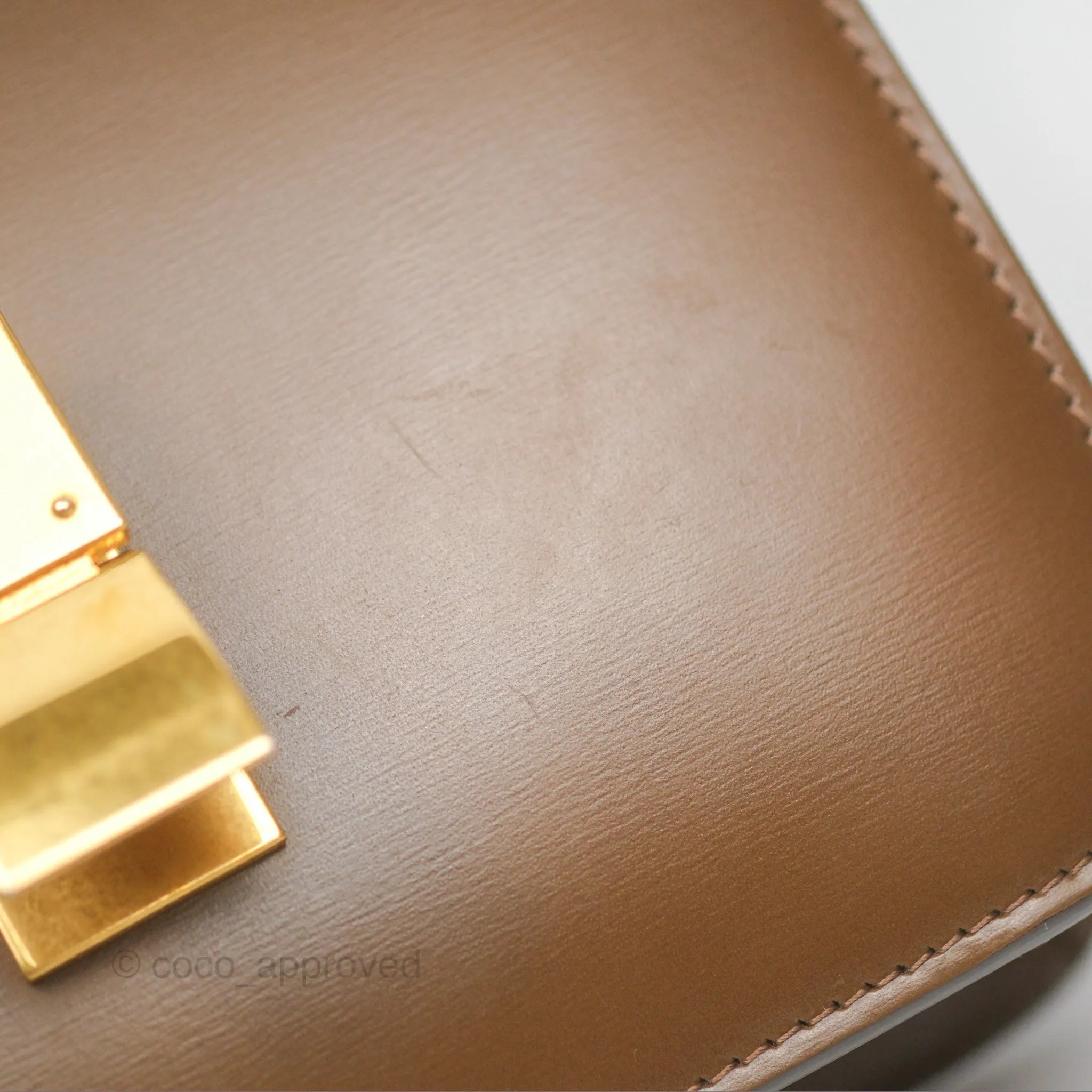 Celine Teen Classic Box Flap Caramel Box Calfskin