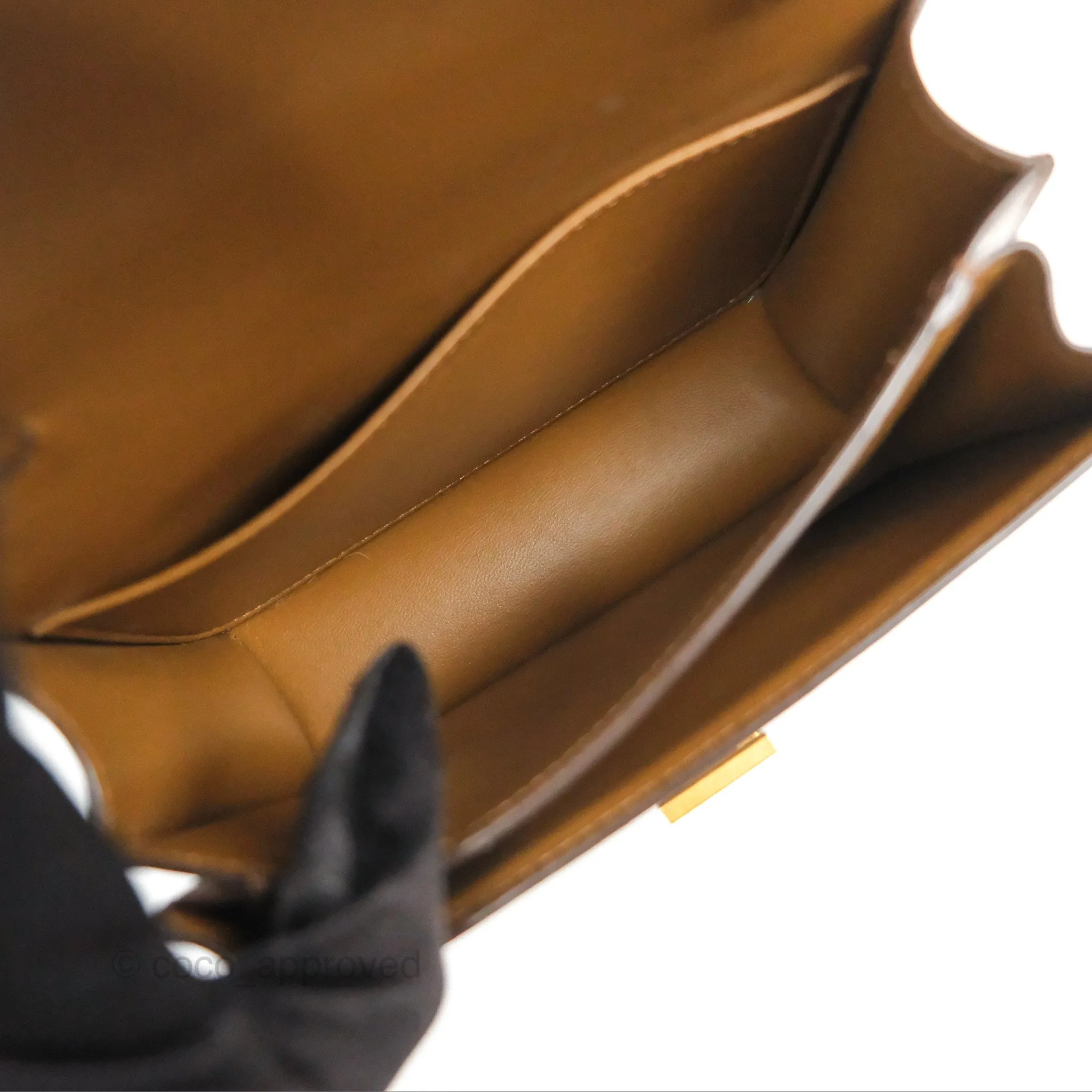 Celine Teen Classic Box Flap Caramel Box Calfskin