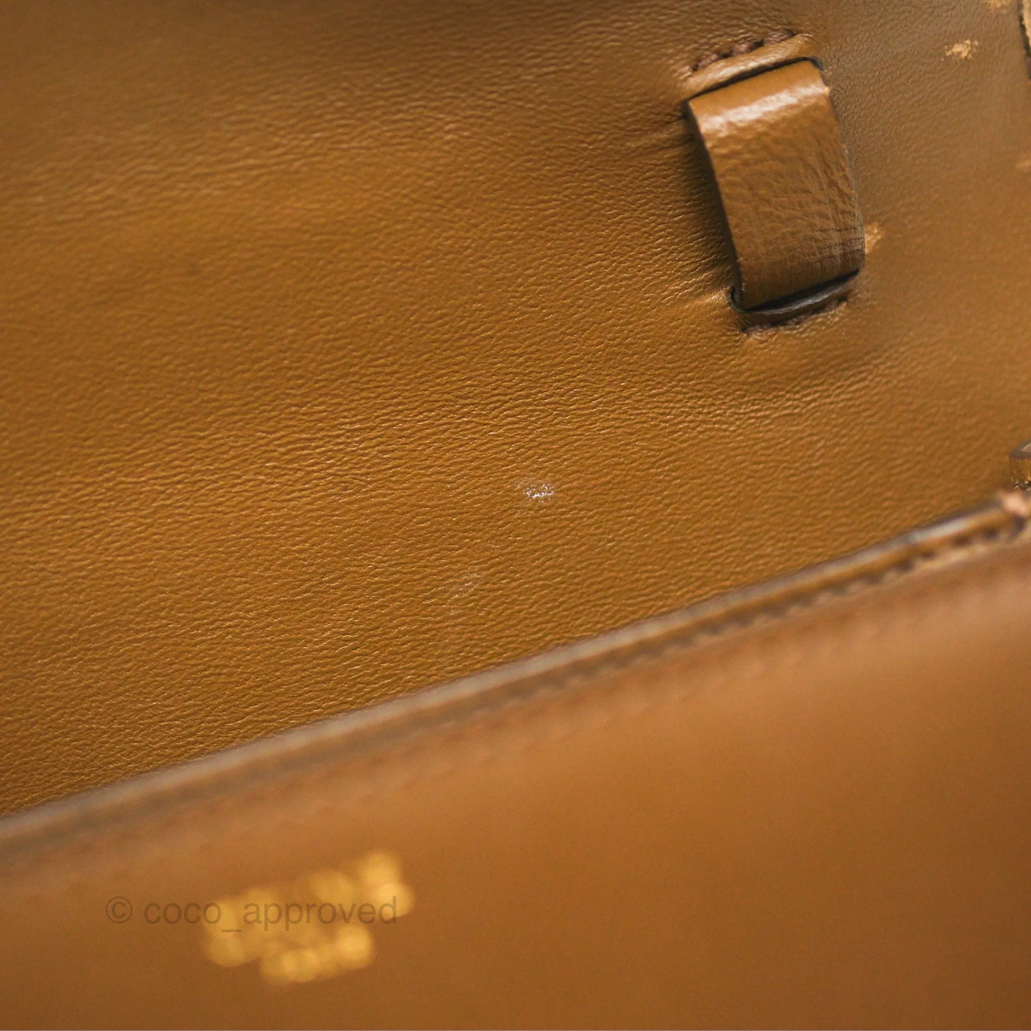Celine Teen Classic Box Flap Caramel Box Calfskin