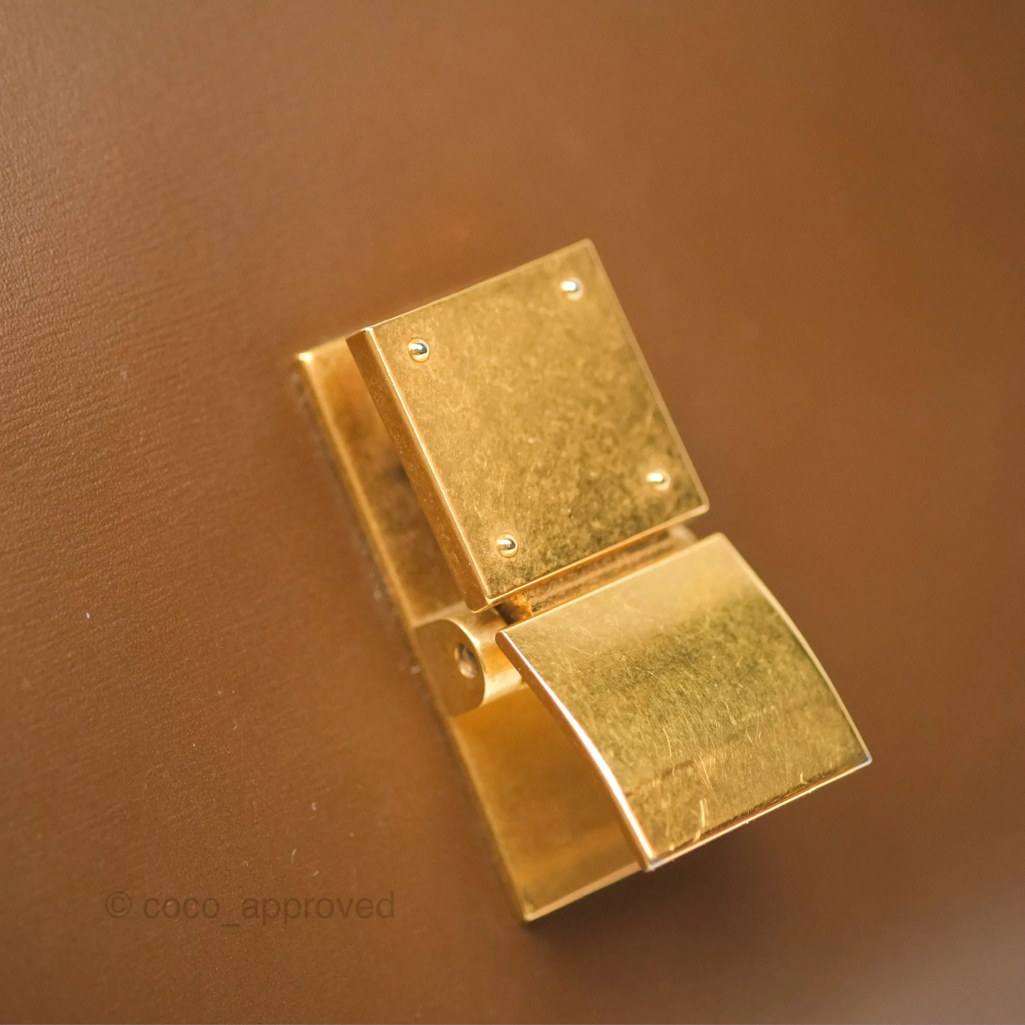Celine Teen Classic Box Flap Caramel Box Calfskin