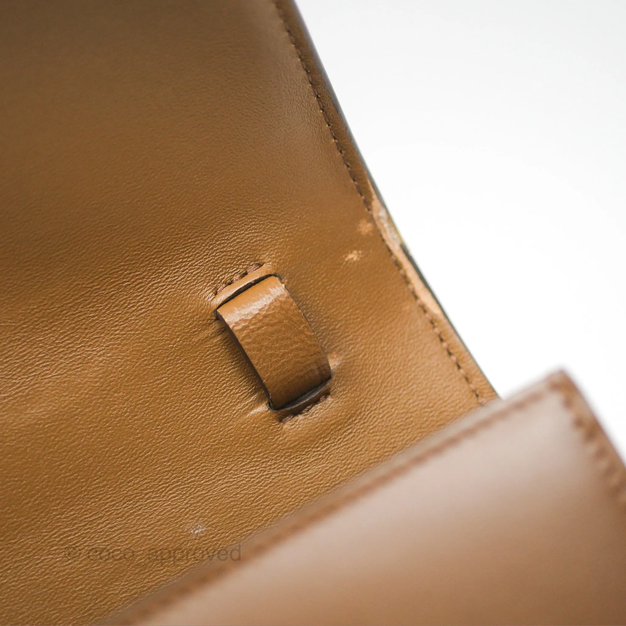 Celine Teen Classic Box Flap Caramel Box Calfskin
