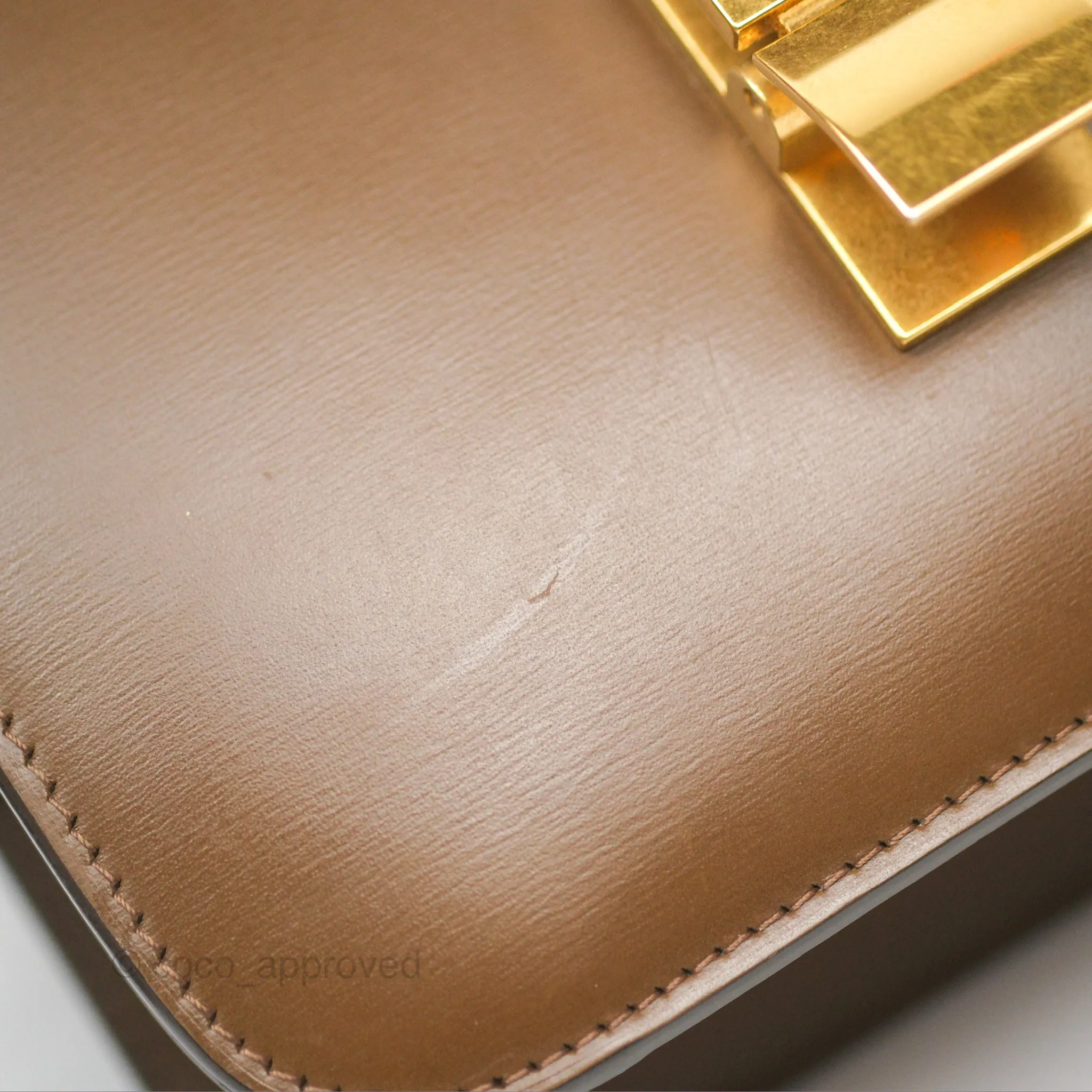 Celine Teen Classic Box Flap Caramel Box Calfskin