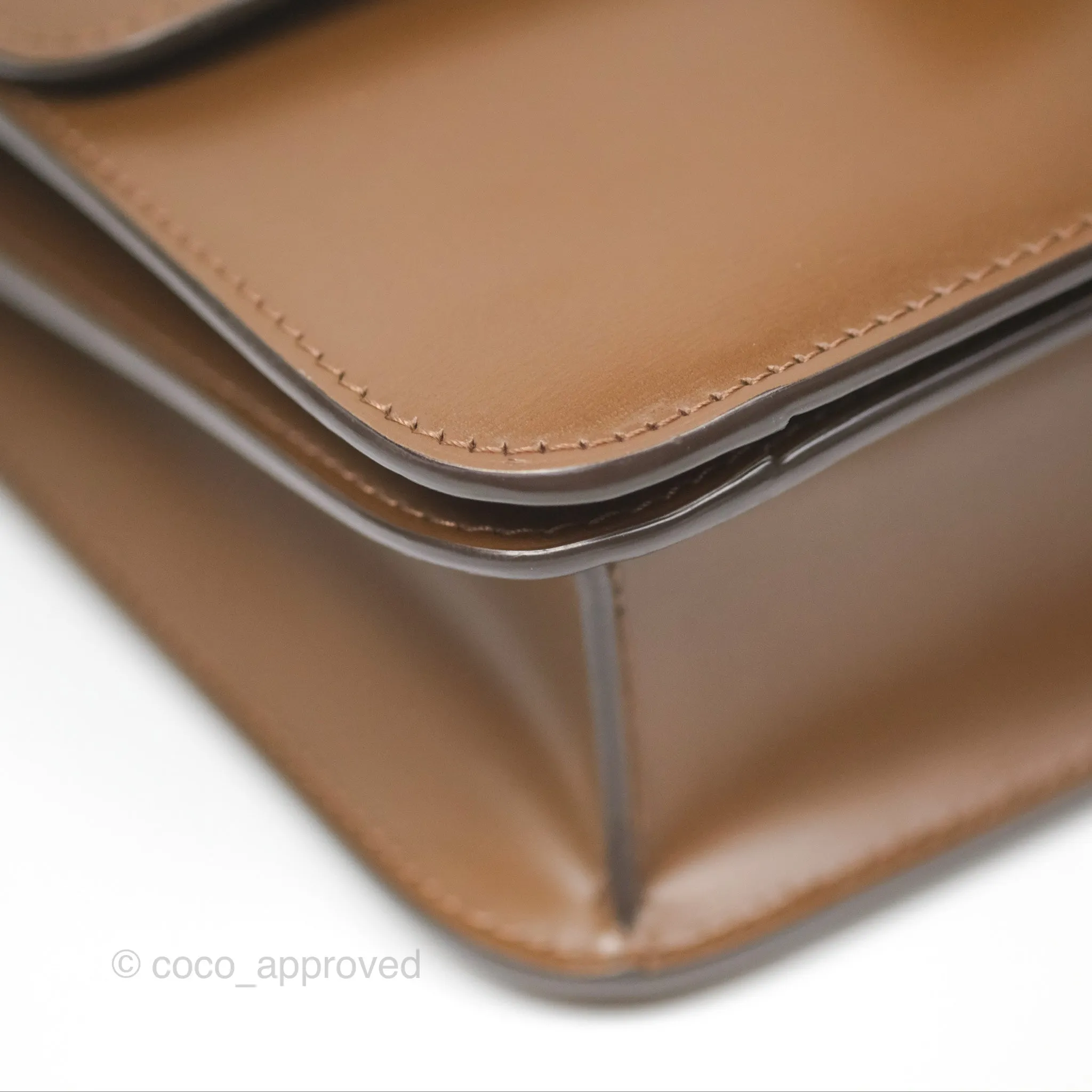 Celine Teen Classic Box Flap Caramel Box Calfskin