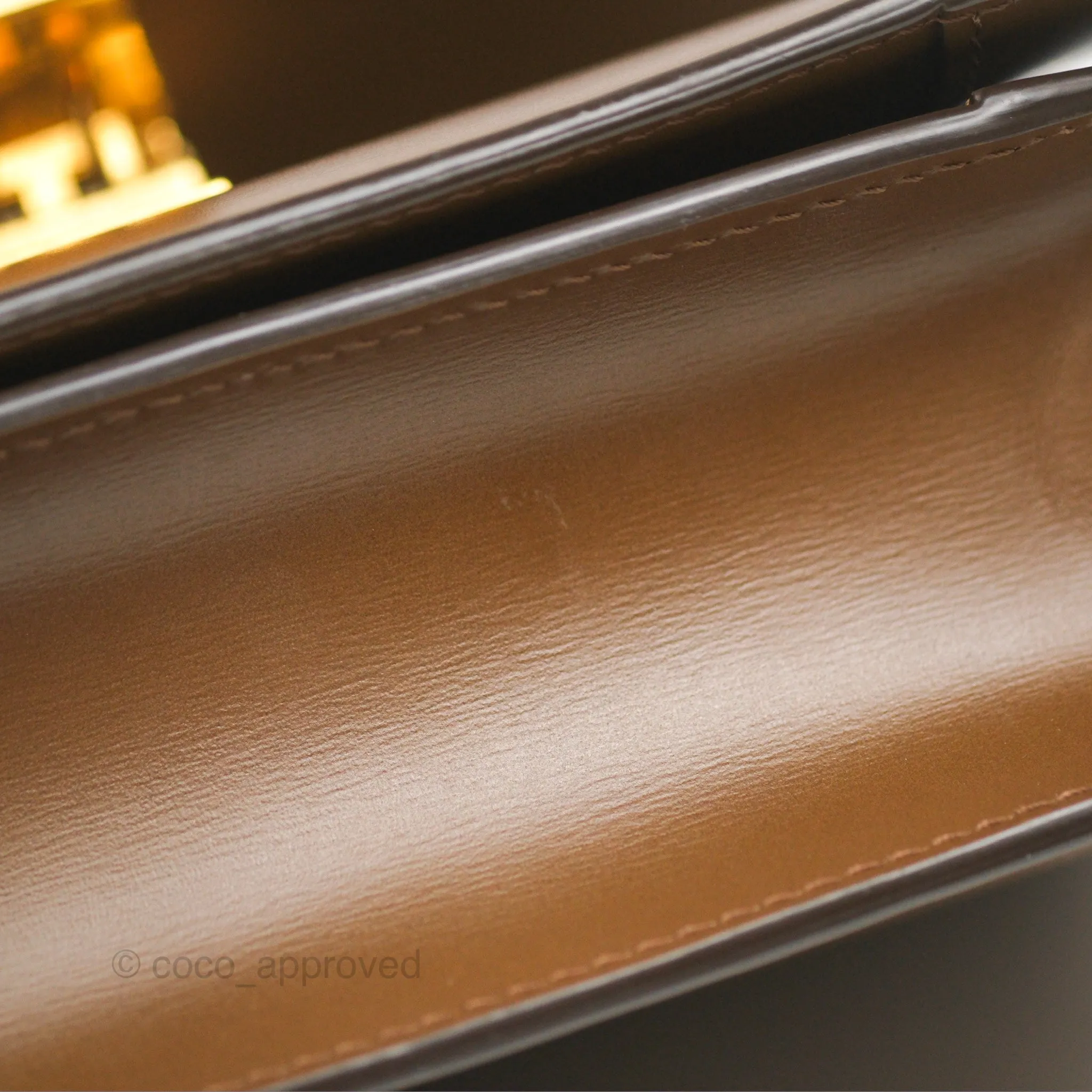 Celine Teen Classic Box Flap Caramel Box Calfskin