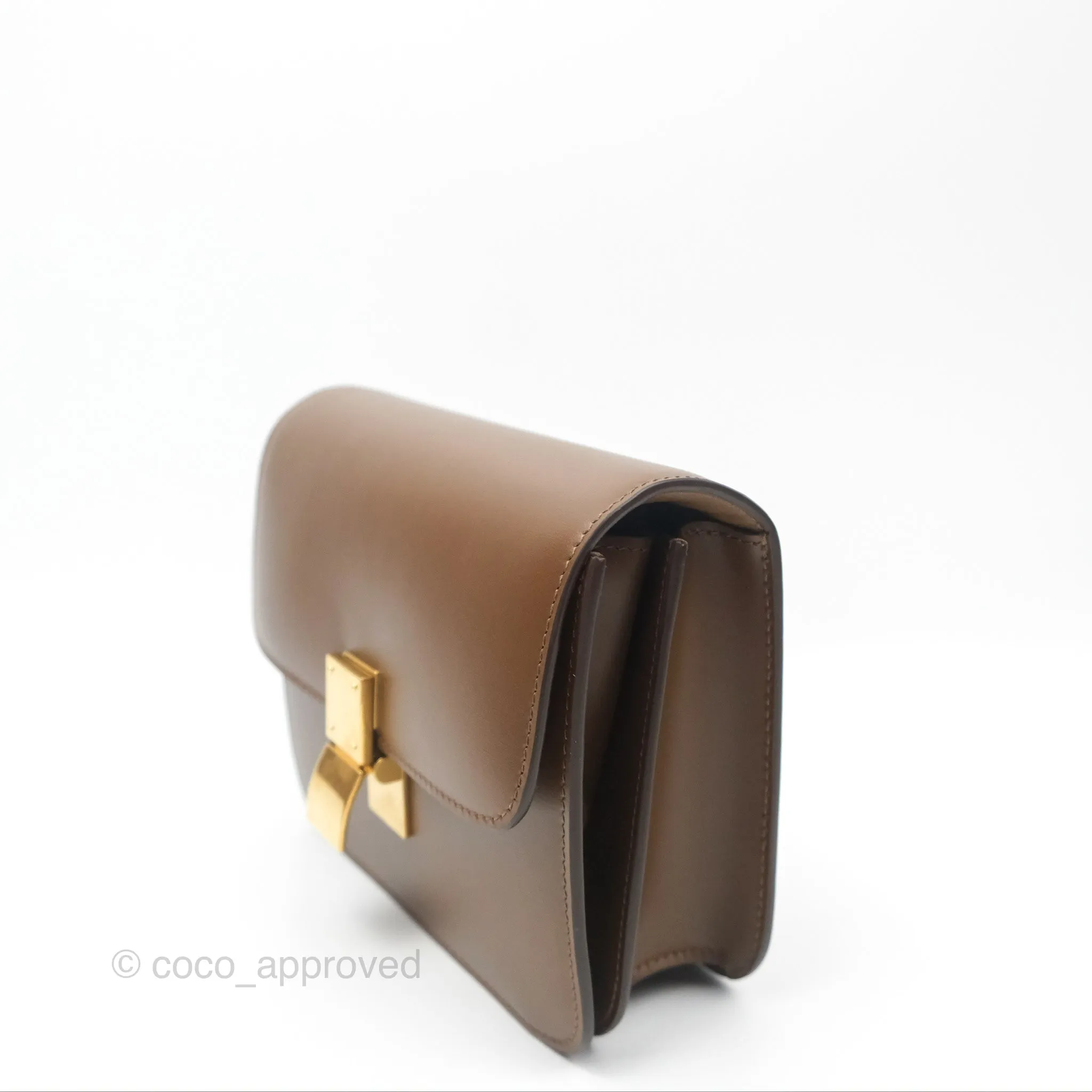 Celine Teen Classic Box Flap Caramel Calfskin