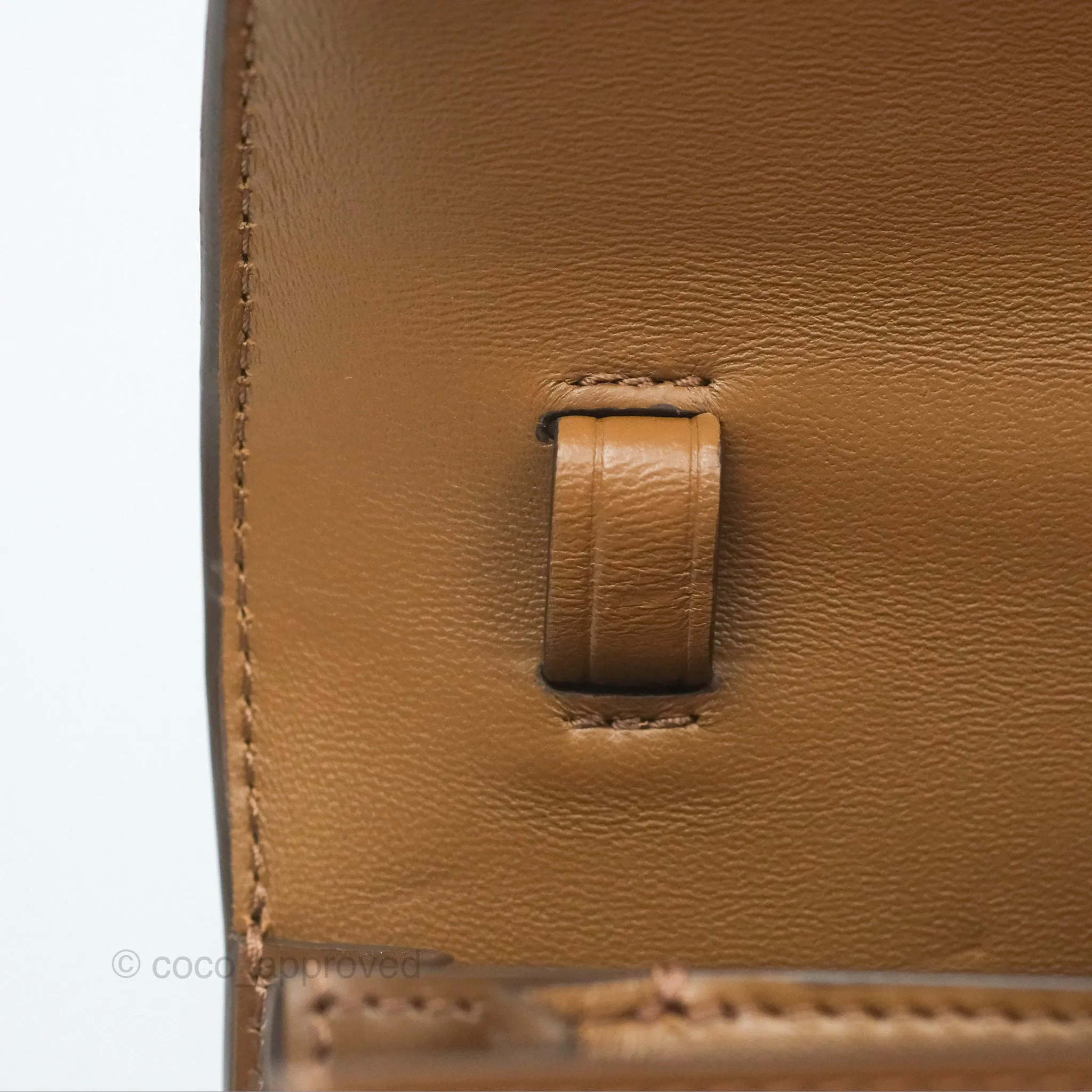 Celine Teen Classic Box Flap Caramel Calfskin