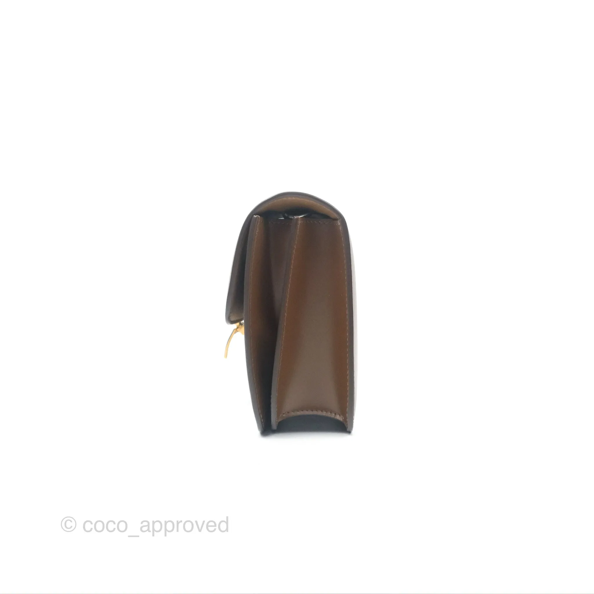 Celine Teen Classic Box Flap Caramel Calfskin