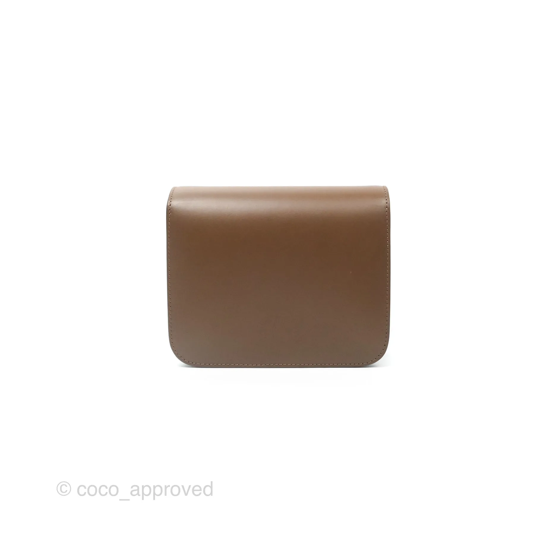 Celine Teen Classic Box Flap Caramel Calfskin