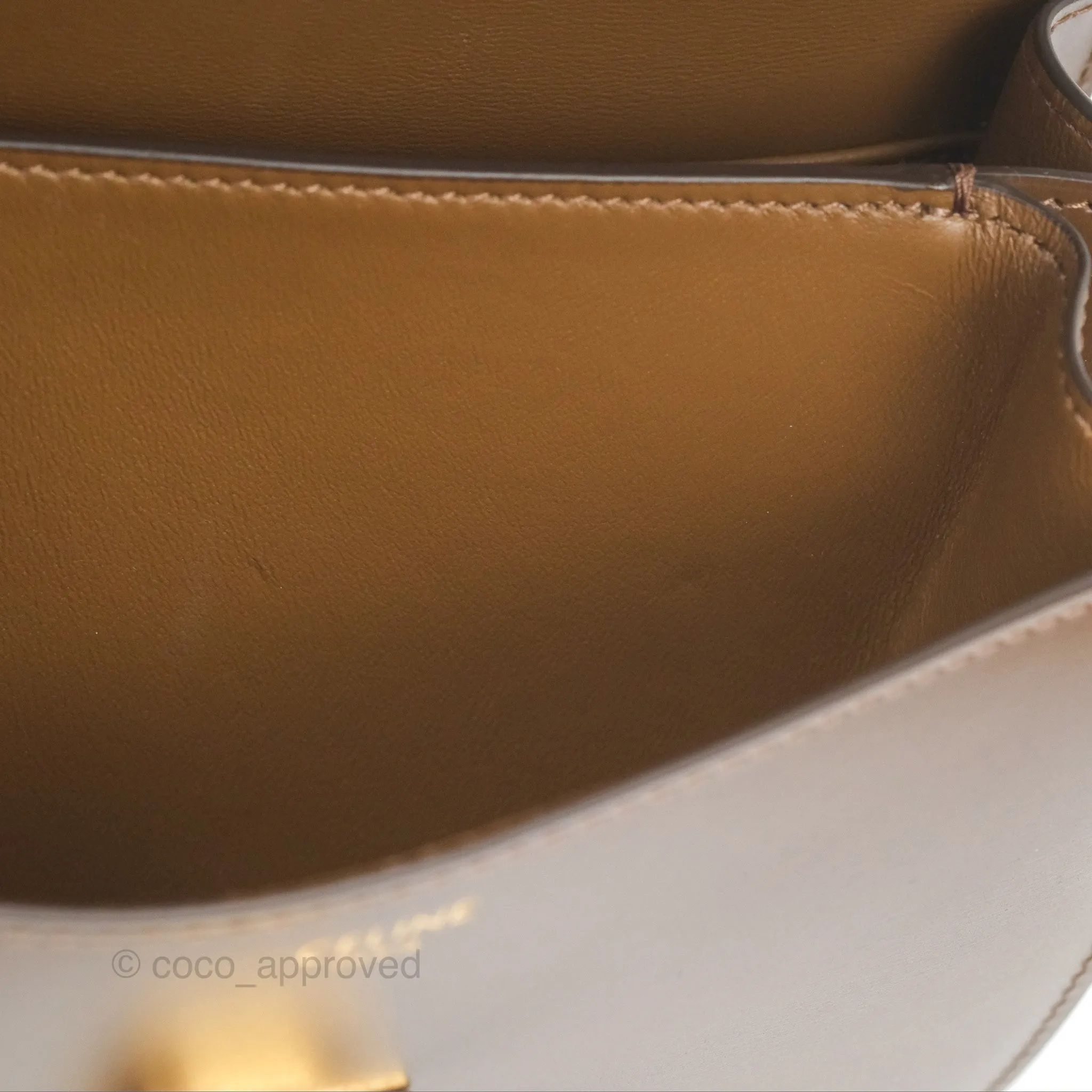 Celine Teen Classic Box Flap Caramel Calfskin