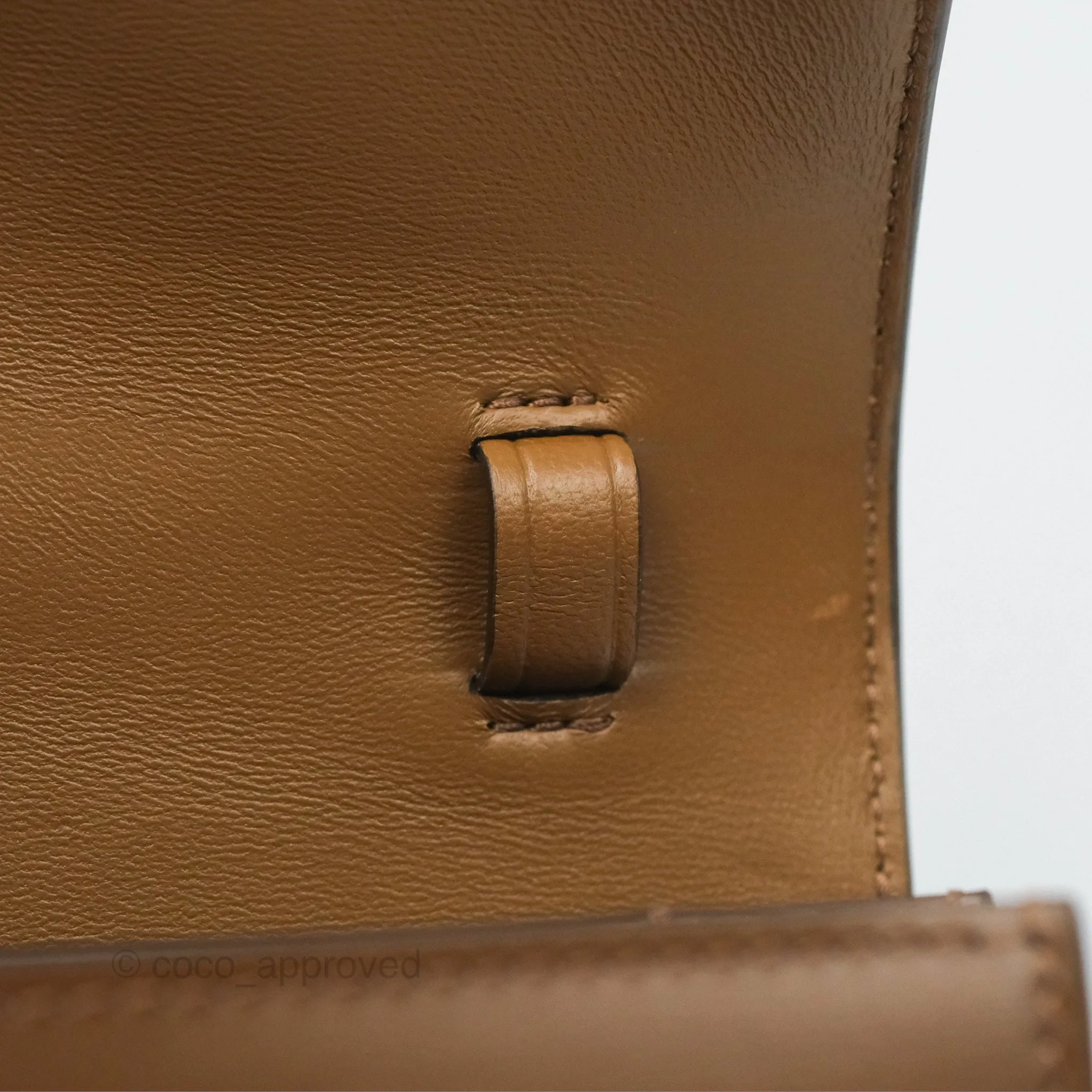 Celine Teen Classic Box Flap Caramel Calfskin