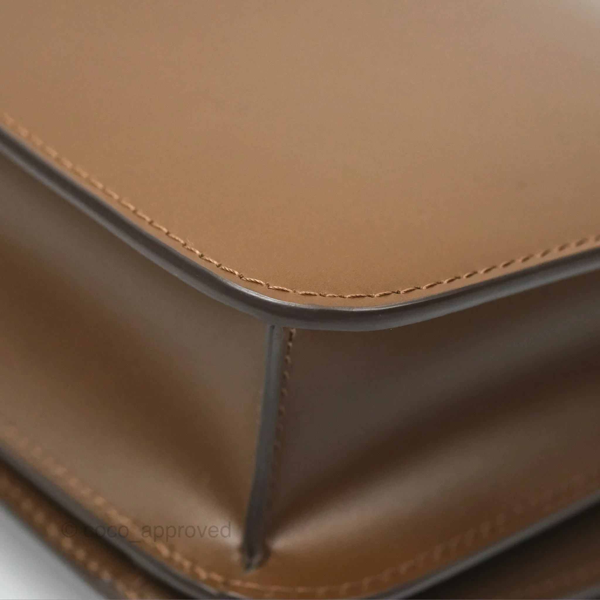 Celine Teen Classic Box Flap Caramel Calfskin