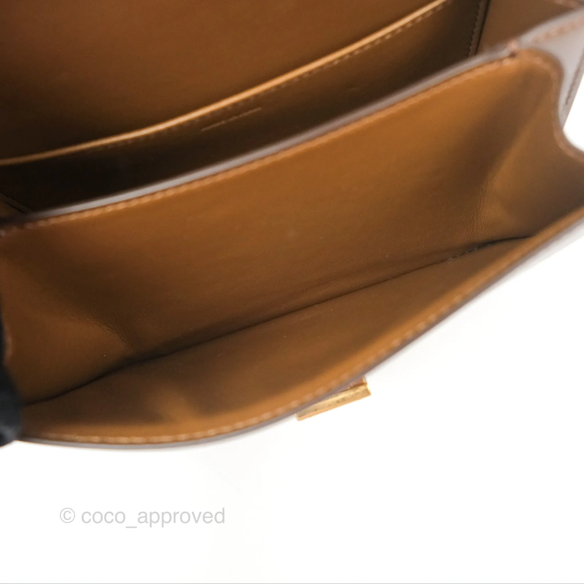 Celine Teen Classic Box Flap Caramel Calfskin