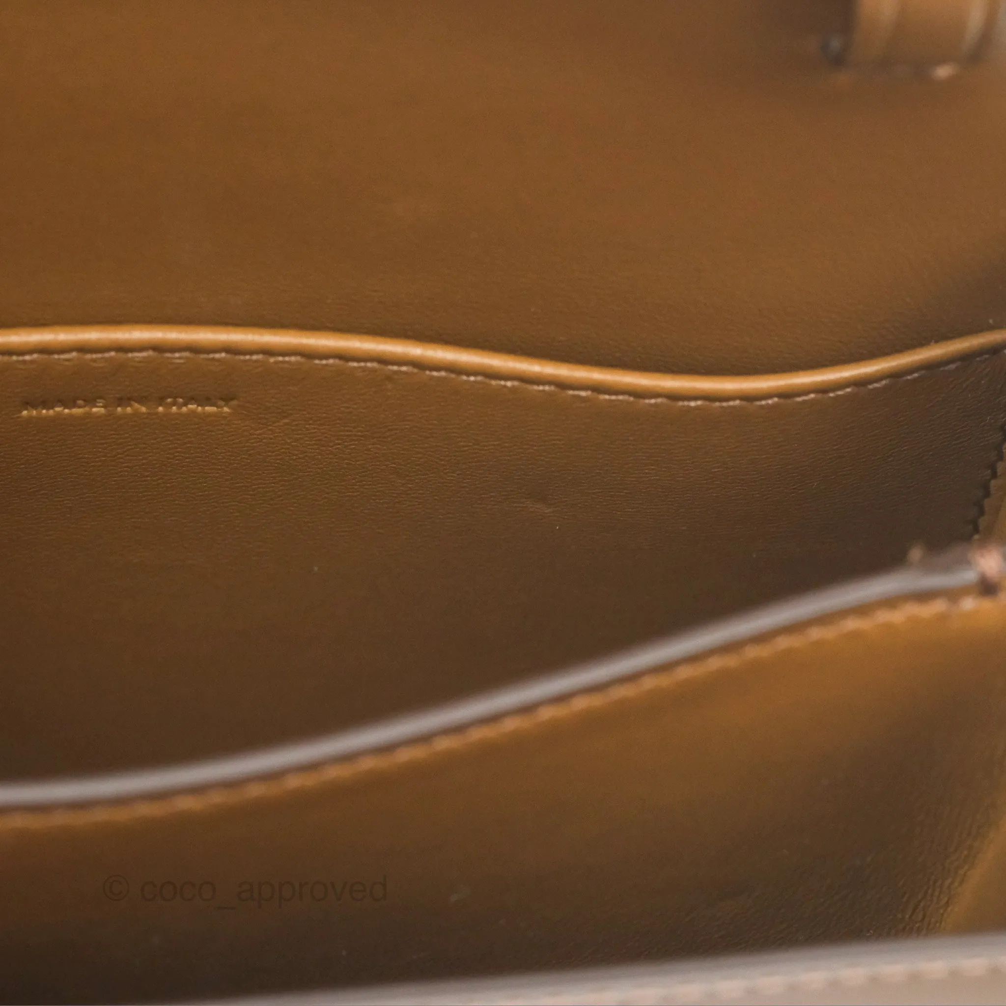 Celine Teen Classic Box Flap Caramel Calfskin