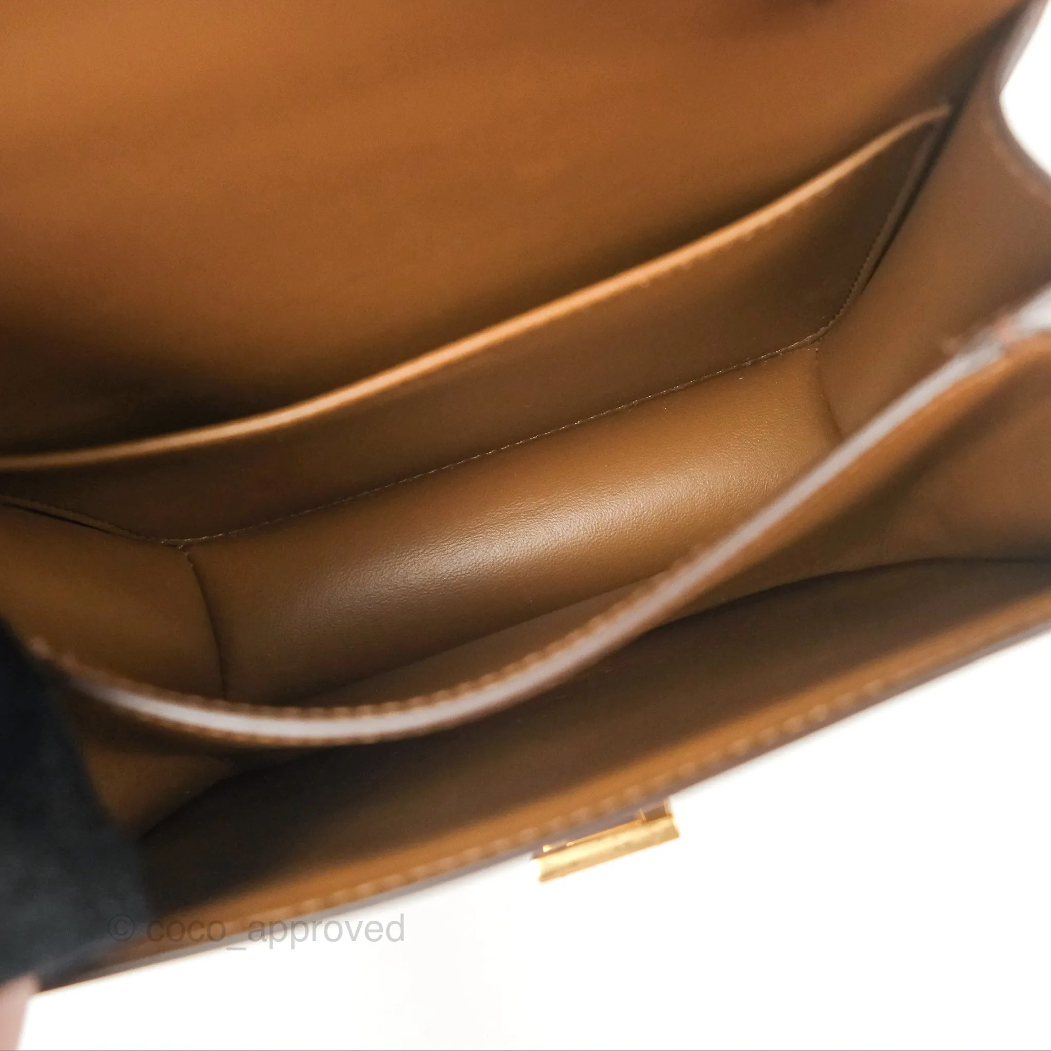 Celine Teen Classic Box Flap Caramel Calfskin