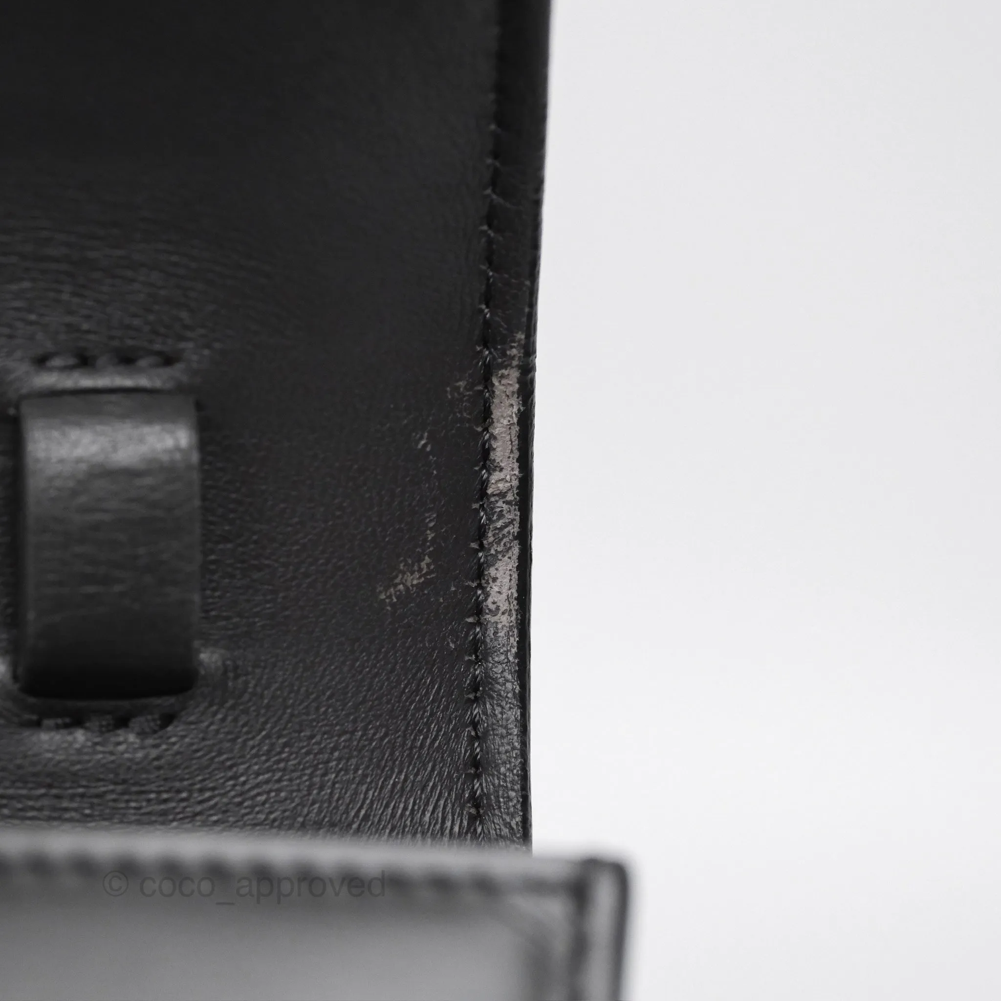 Celine Teen Classic Box Flap Dark Grey Box Calfskin