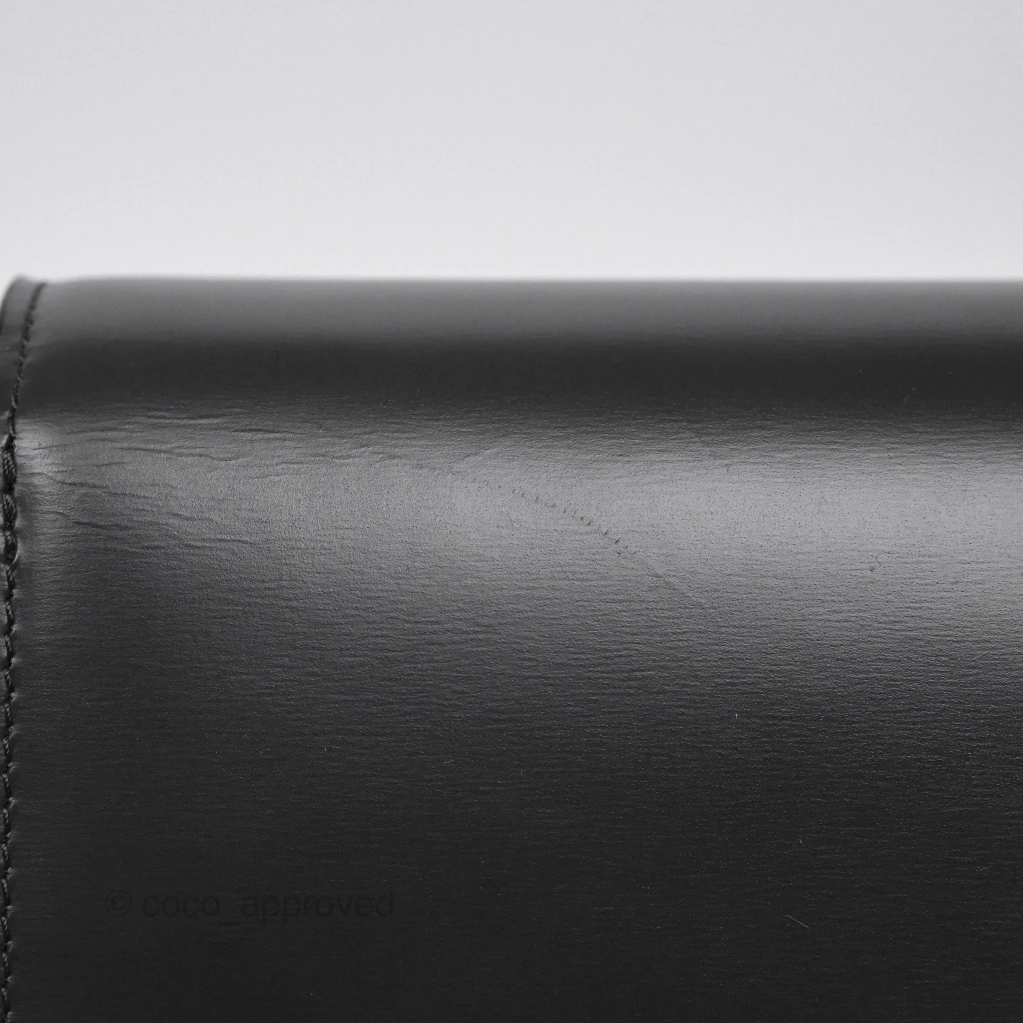 Celine Teen Classic Box Flap Dark Grey Box Calfskin