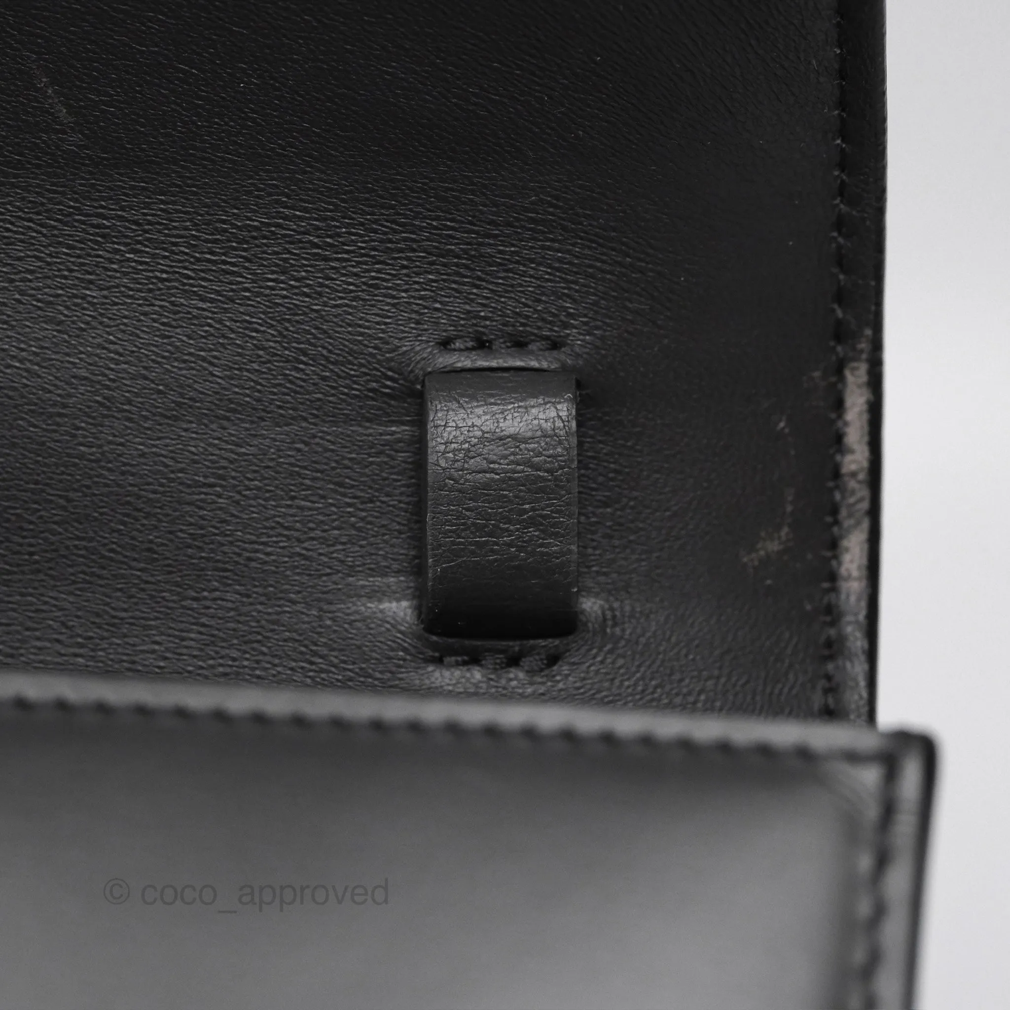 Celine Teen Classic Box Flap Dark Grey Box Calfskin