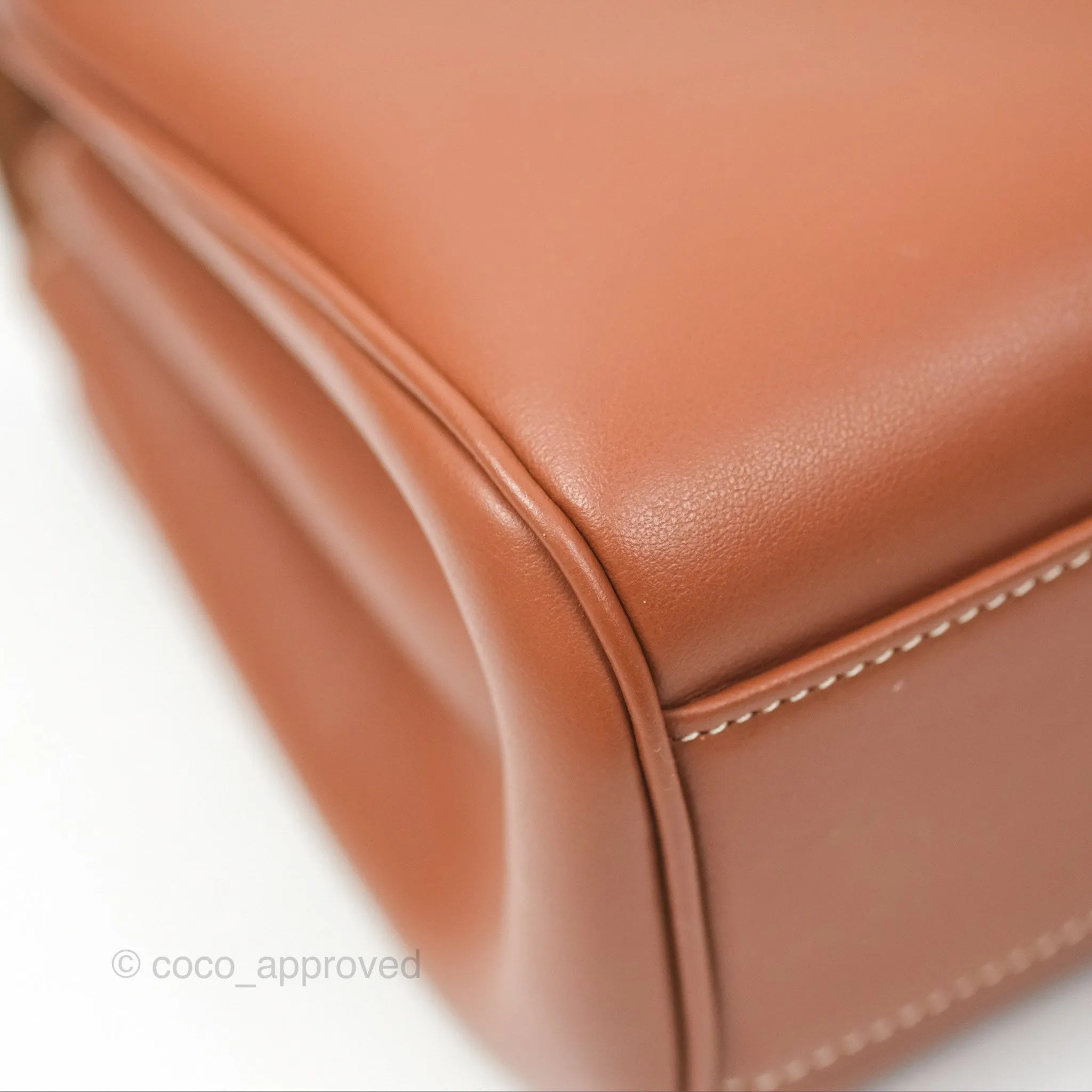 Celine Teen Soft 16 Shoulder Bag Tan Smooth Calfskin