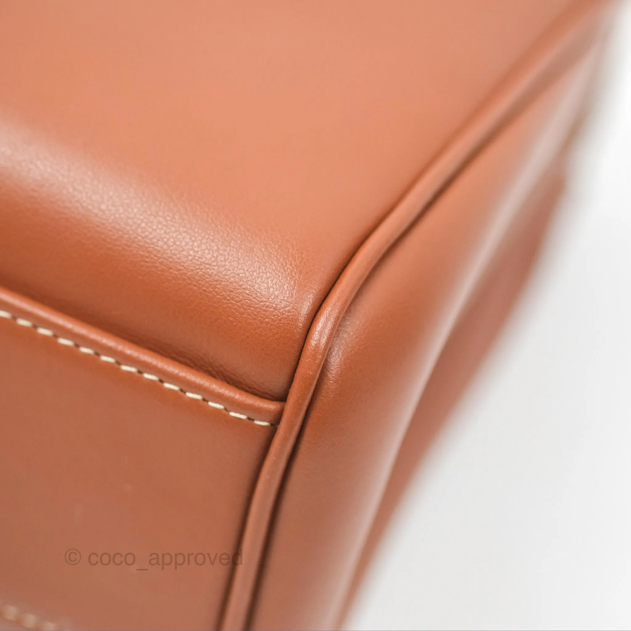 Celine Teen Soft 16 Shoulder Bag Tan Smooth Calfskin