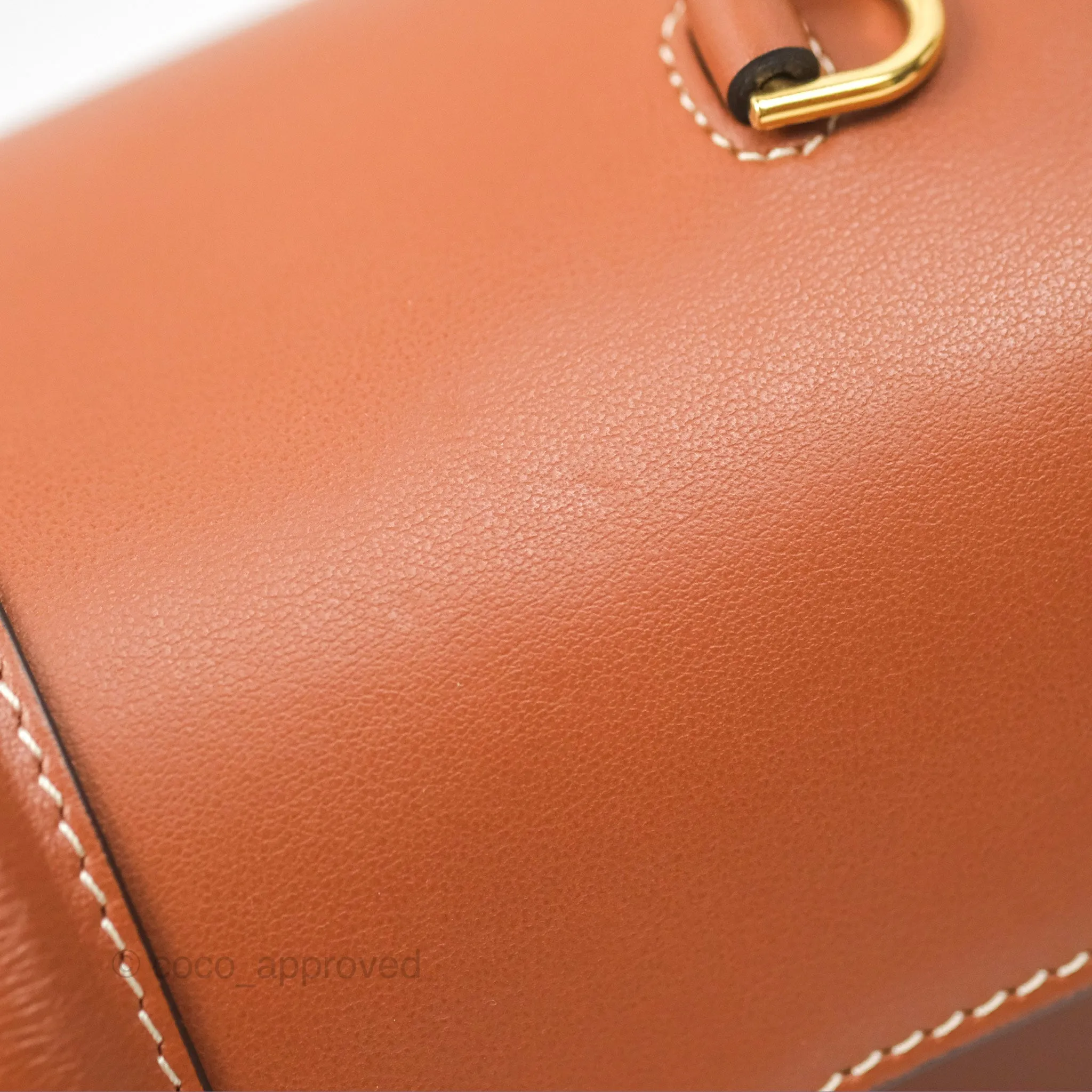 Celine Teen Soft 16 Shoulder Bag Tan Smooth Calfskin