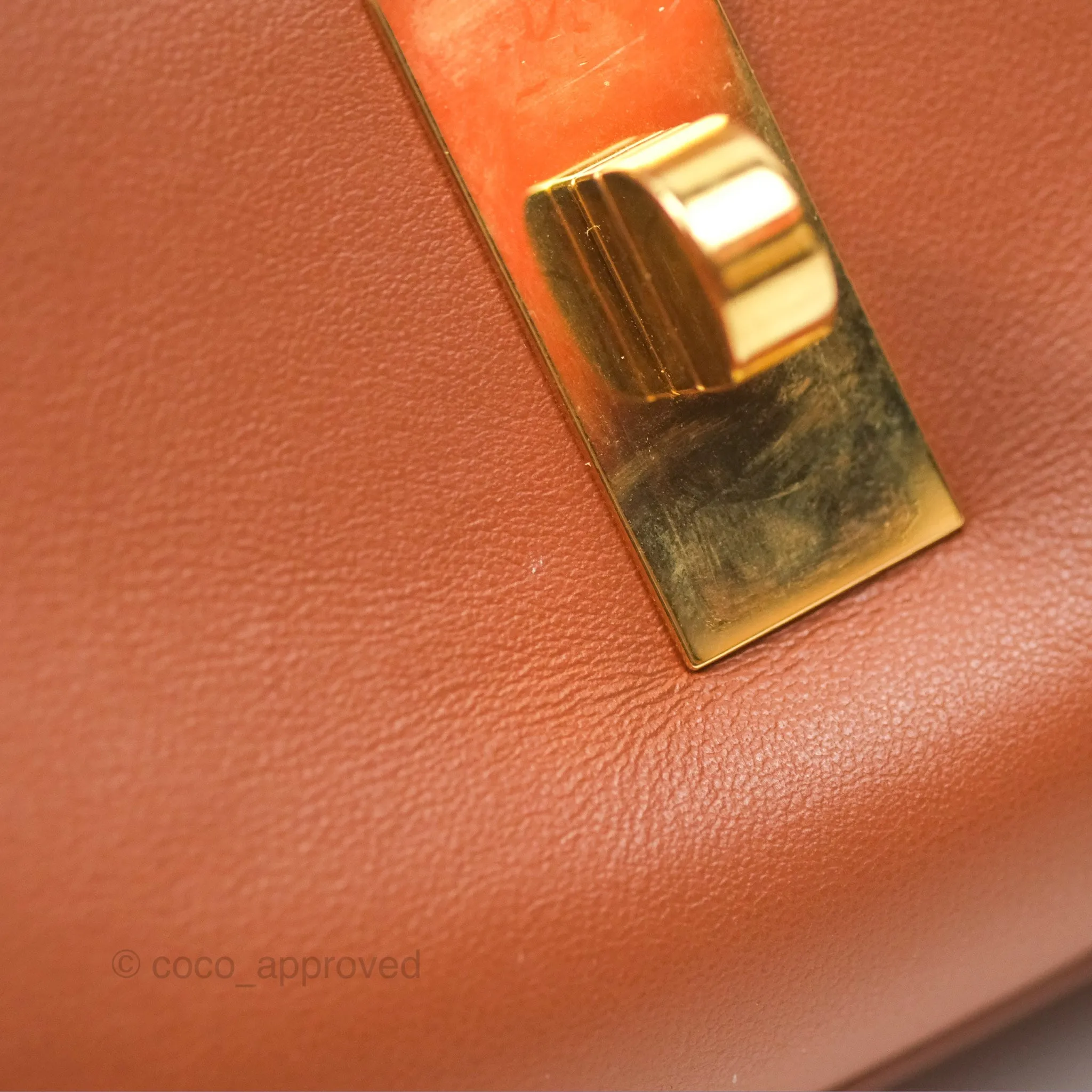 Celine Teen Soft 16 Shoulder Bag Tan Smooth Calfskin