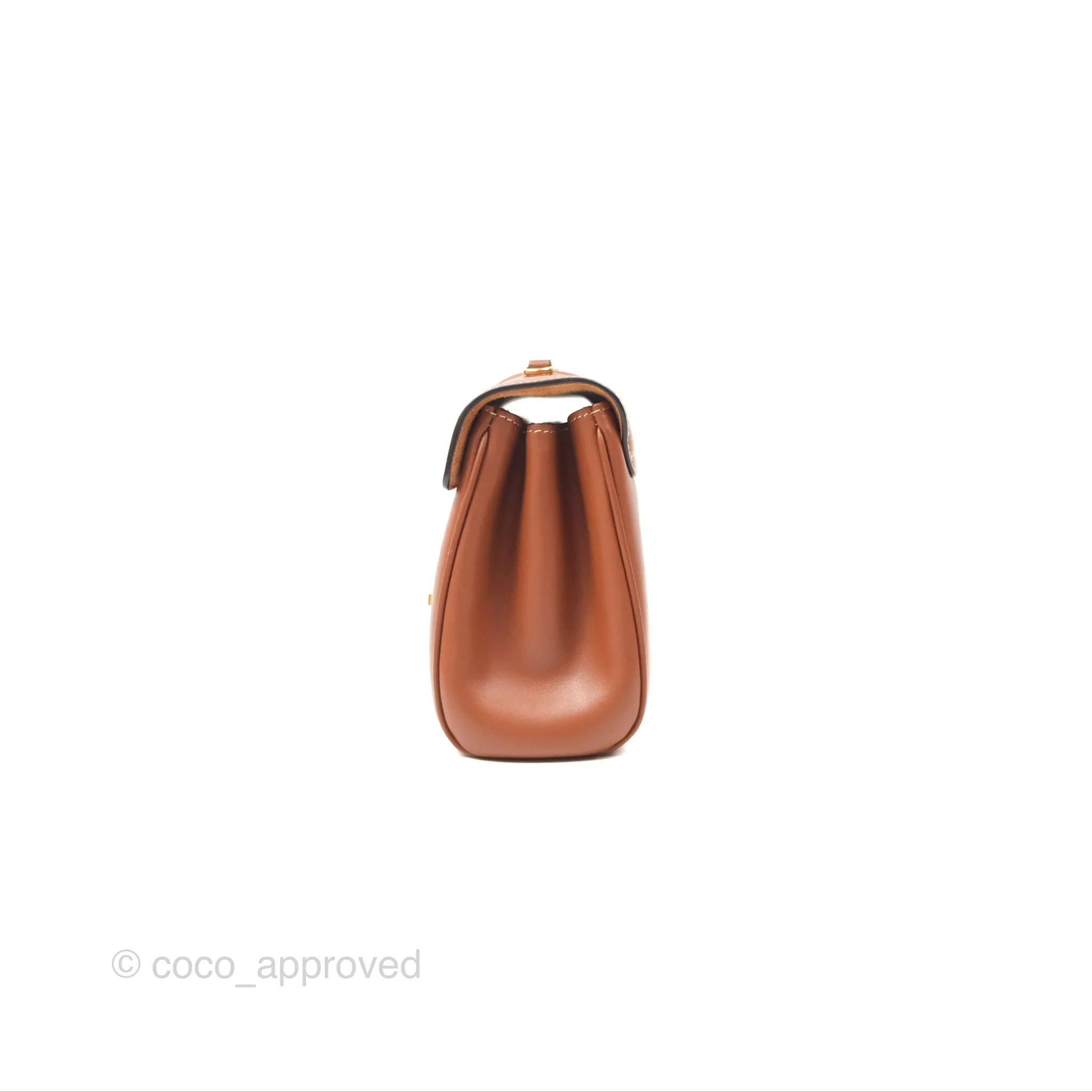 Celine Teen Soft 16 Shoulder Bag Tan Smooth Calfskin
