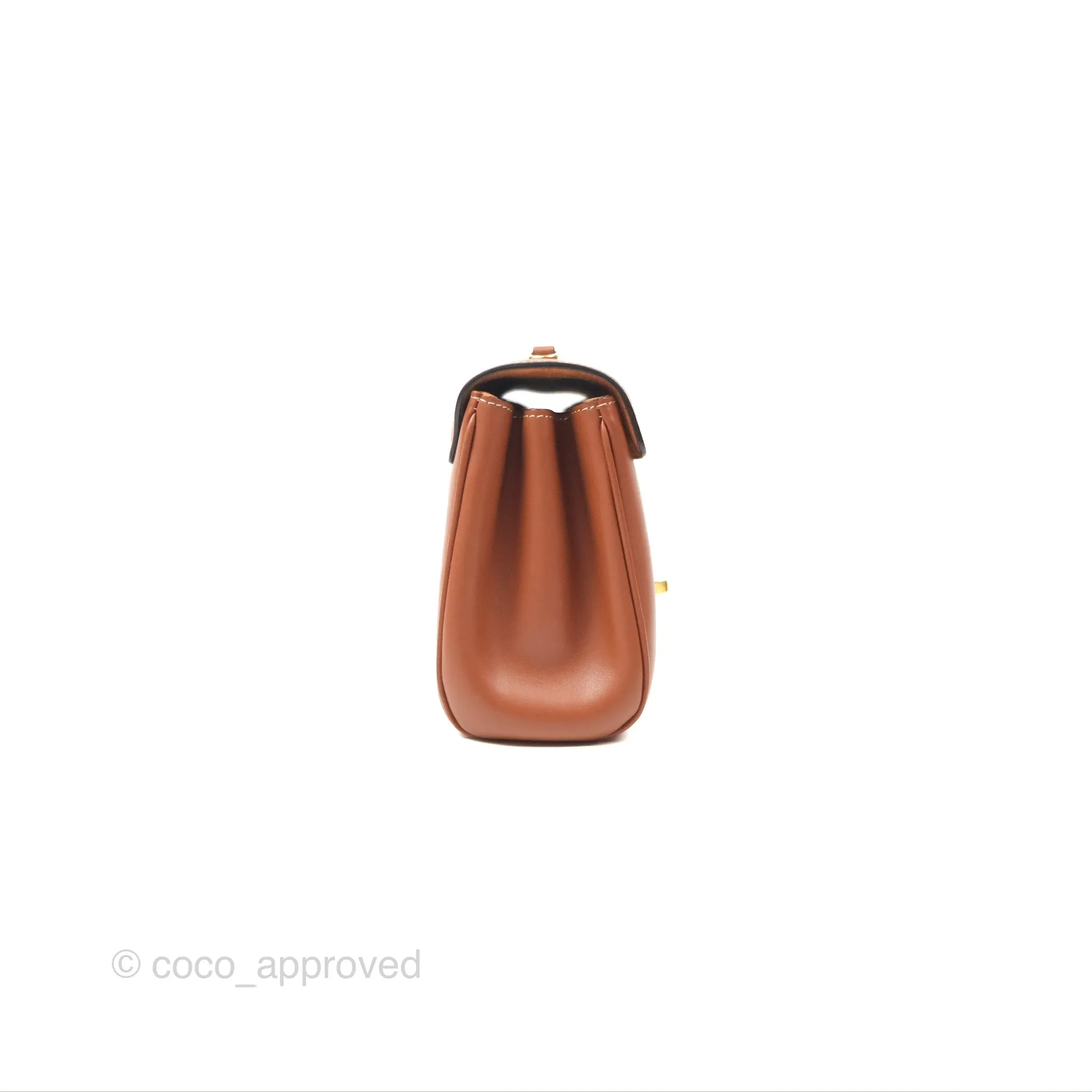 Celine Teen Soft 16 Shoulder Bag Tan Smooth Calfskin