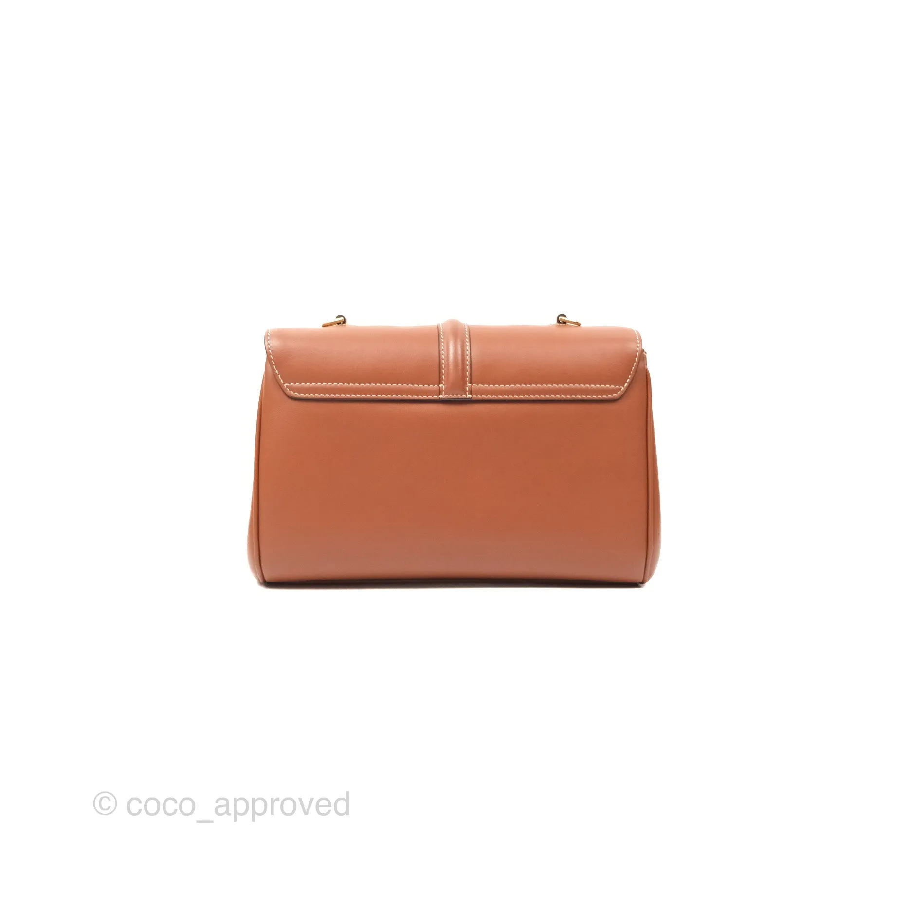 Celine Teen Soft 16 Shoulder Bag Tan Smooth Calfskin
