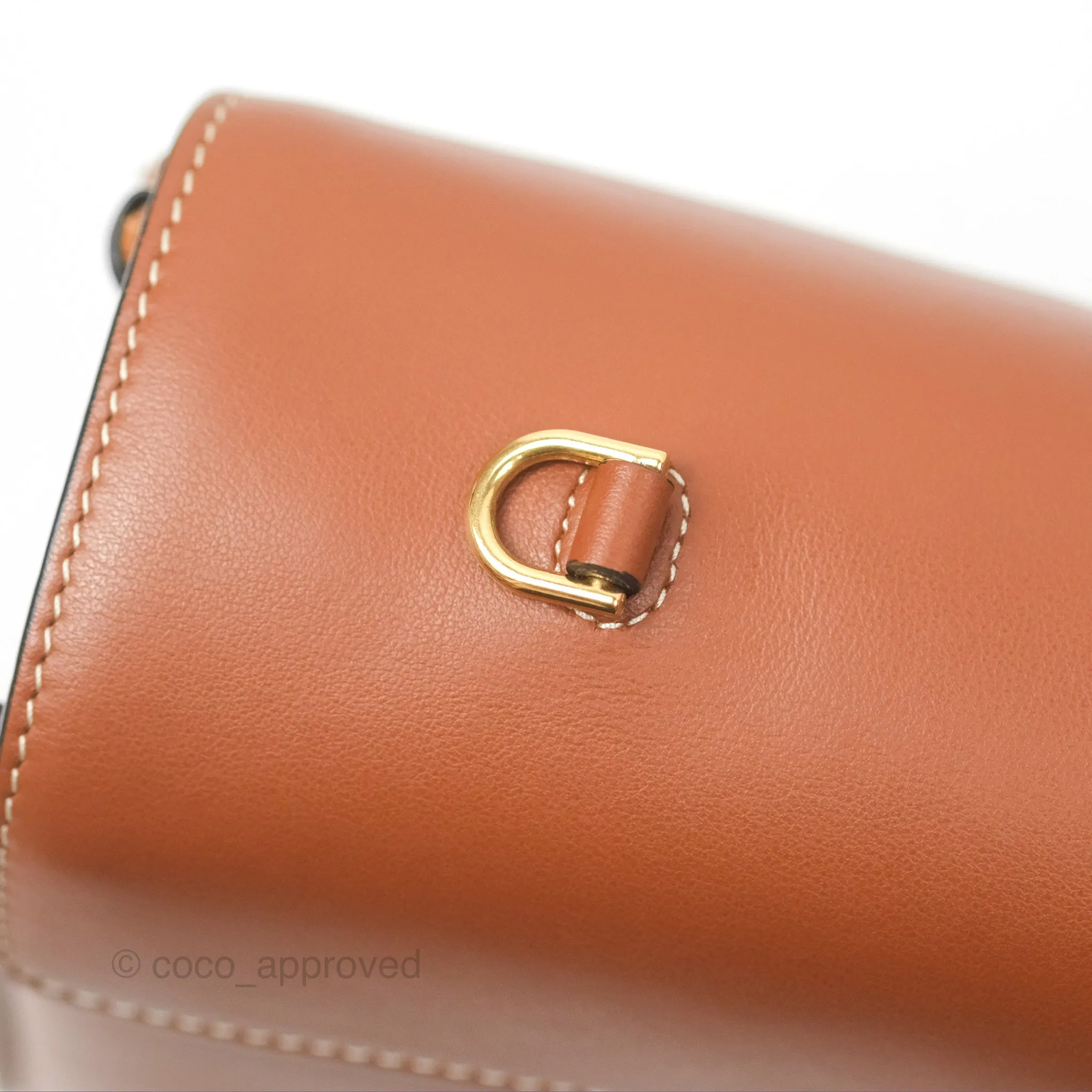 Celine Teen Soft 16 Shoulder Bag Tan Smooth Calfskin