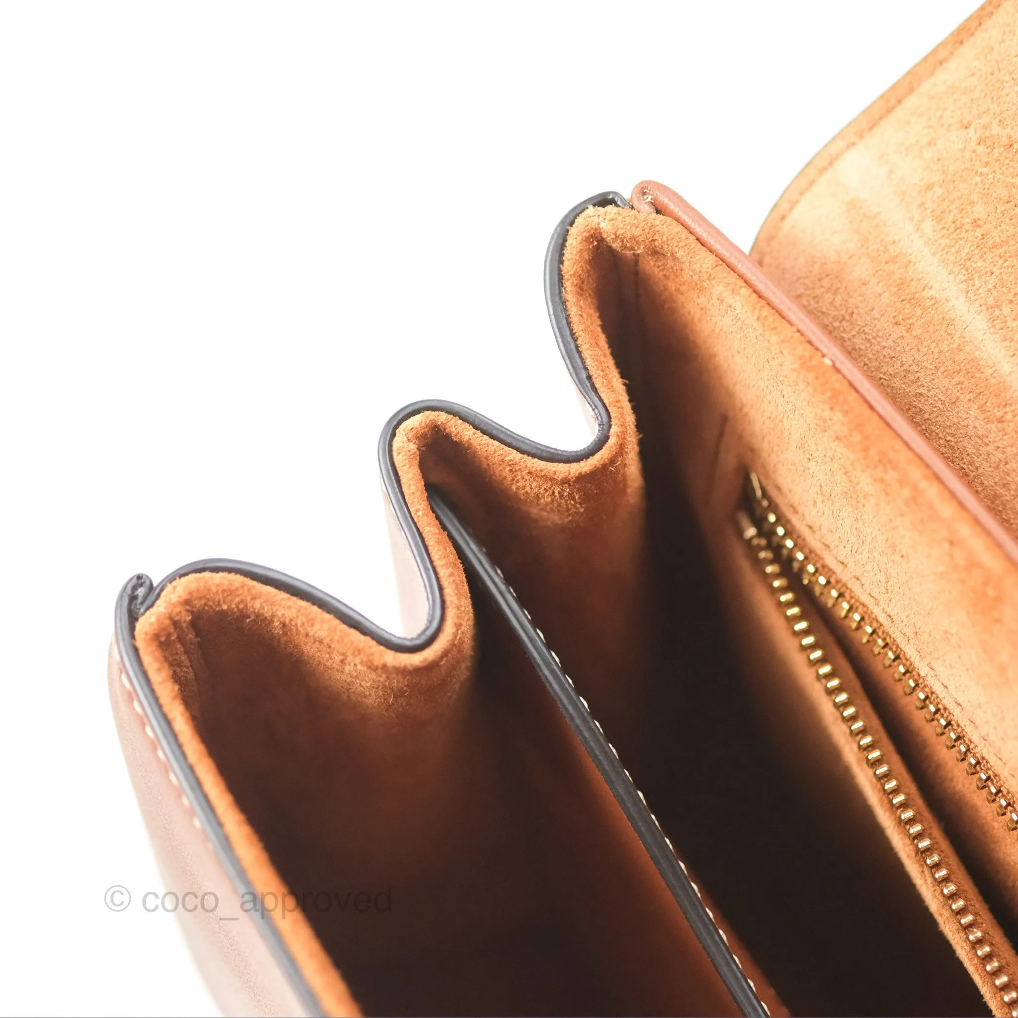 Celine Teen Soft 16 Shoulder Bag Tan Smooth Calfskin