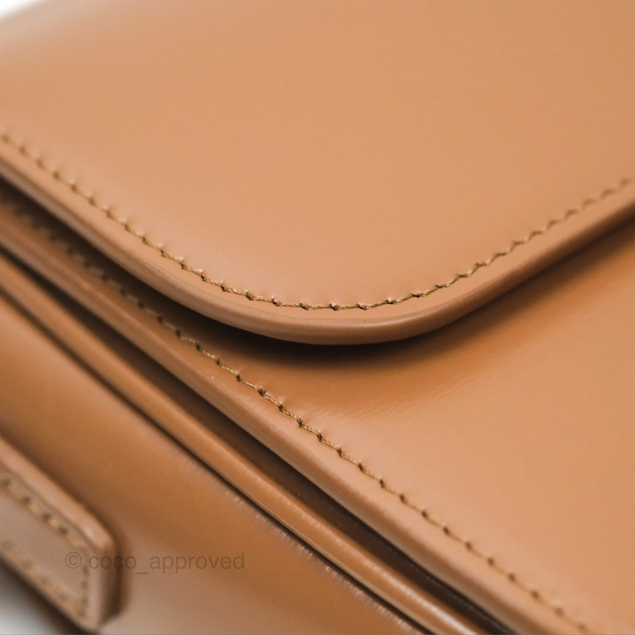 Celine Teen Triomphe Bag Shiny Calfskin Bronze