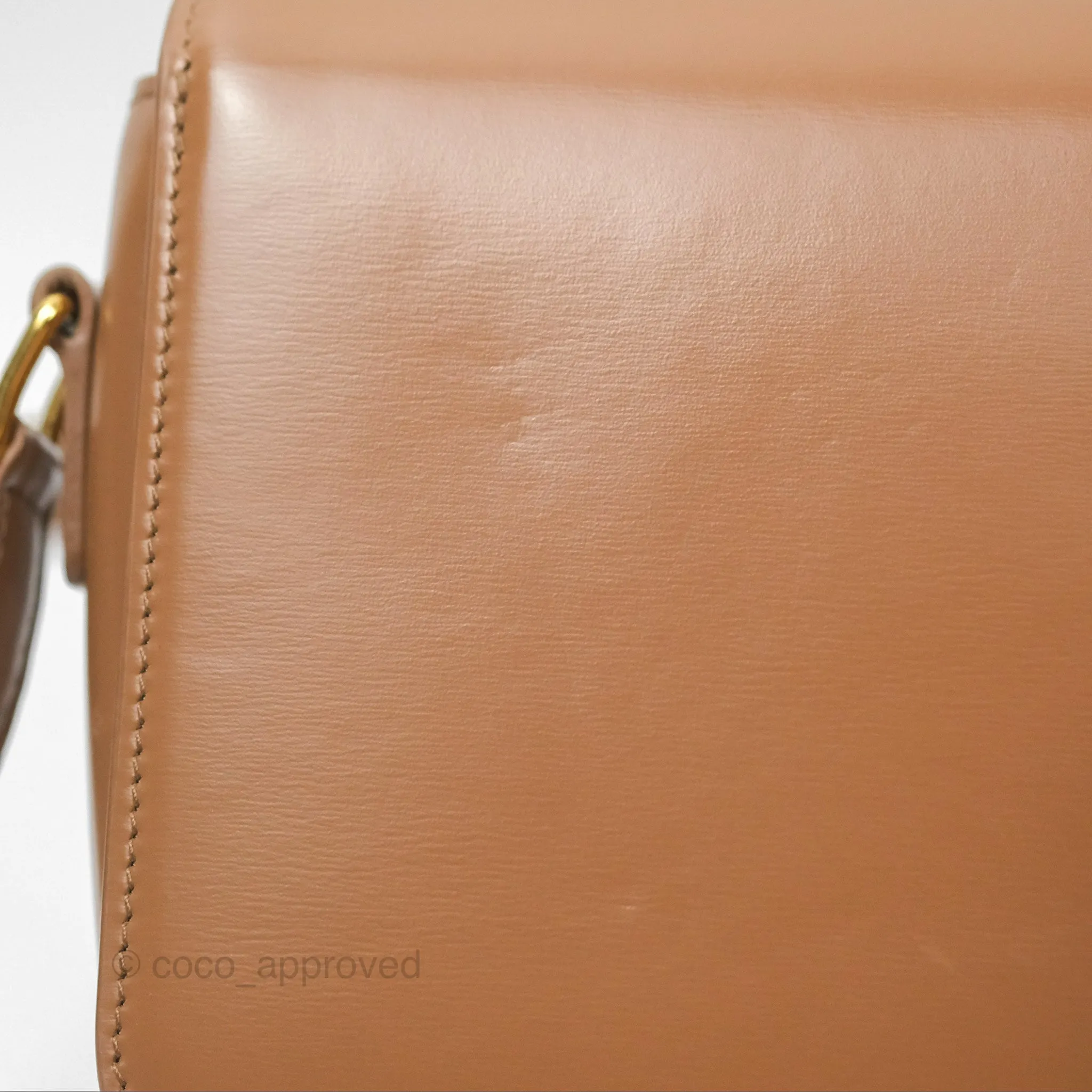 Celine Teen Triomphe Bag Shiny Calfskin Bronze