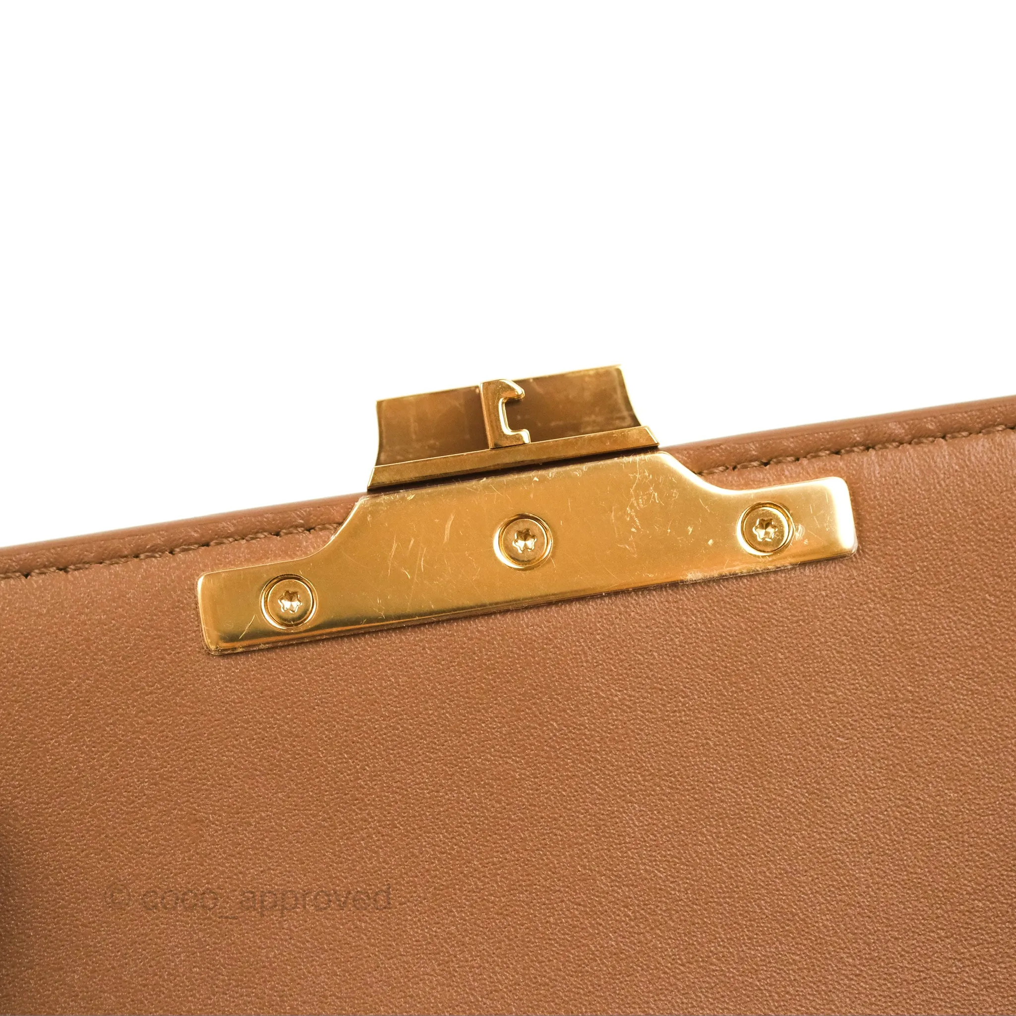 Celine Teen Triomphe Bag Shiny Calfskin Bronze