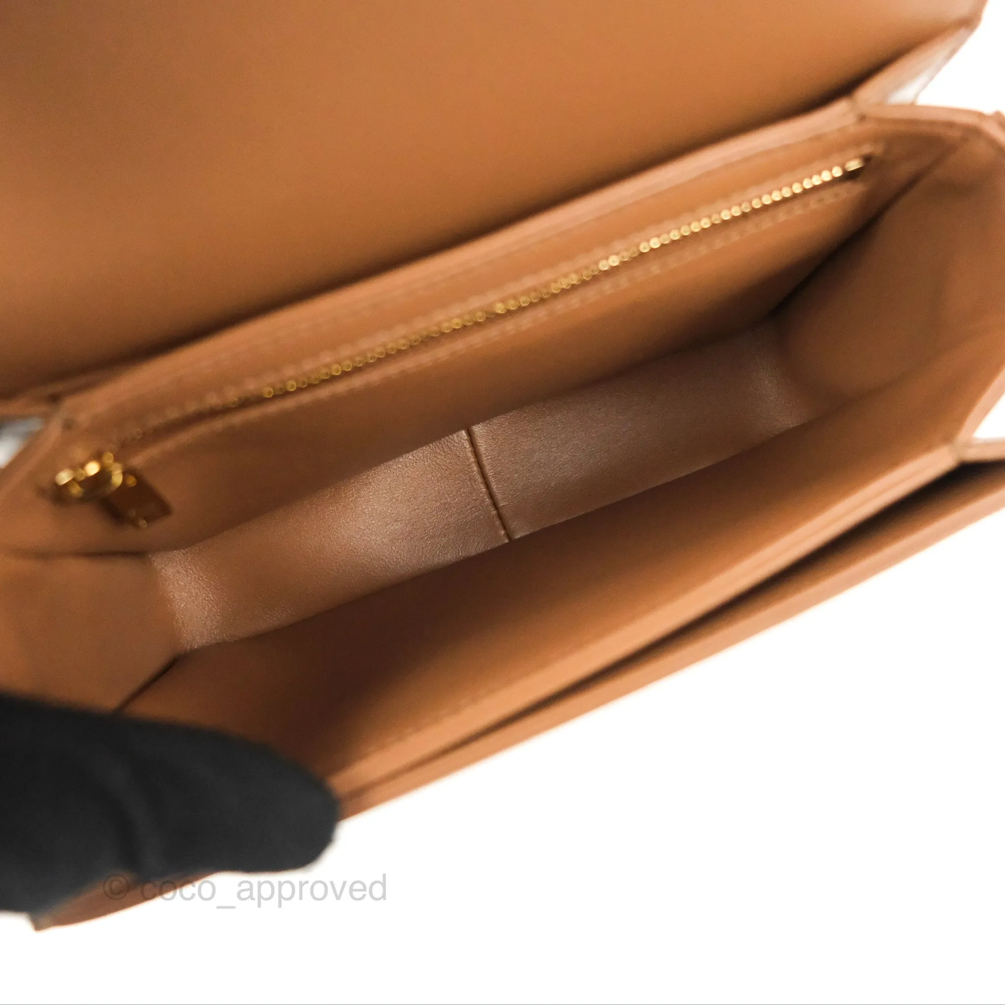 Celine Teen Triomphe Bag Shiny Calfskin Bronze