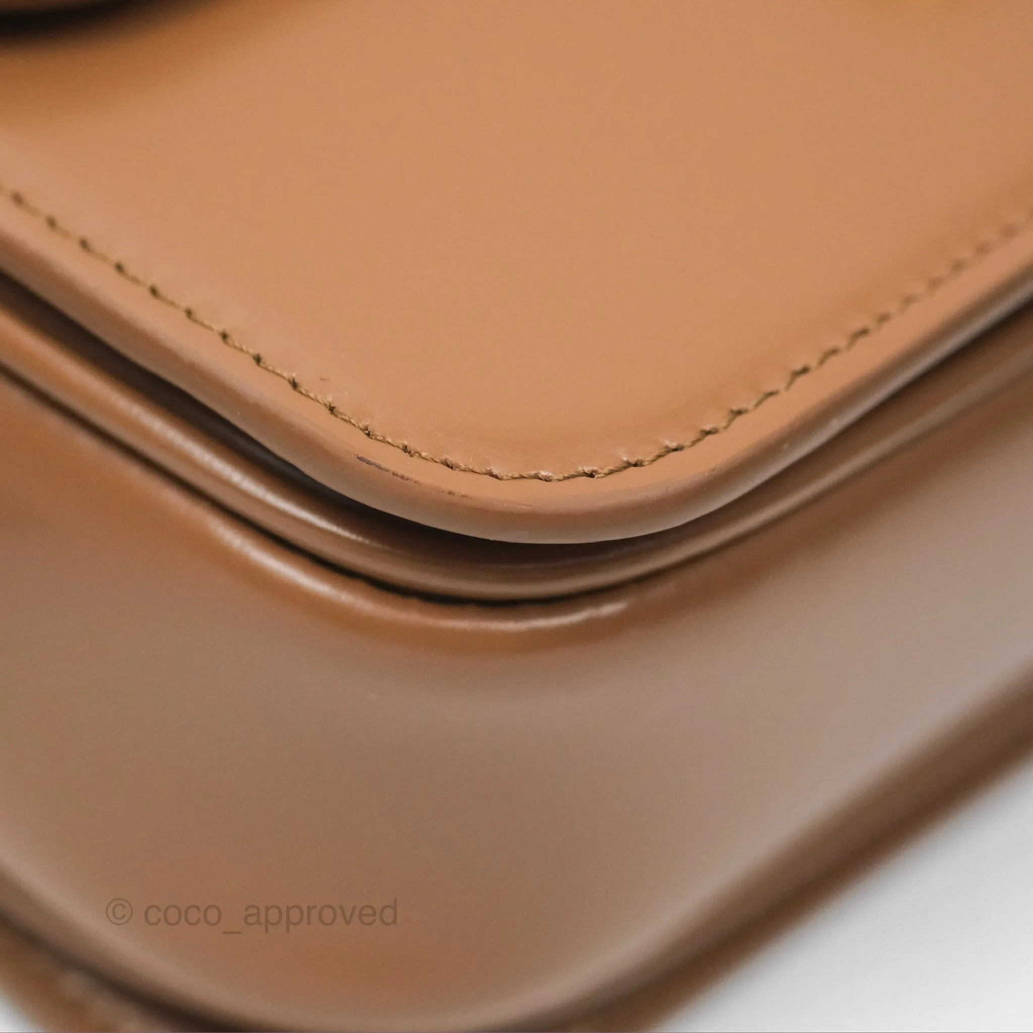 Celine Teen Triomphe Bag Shiny Calfskin Bronze