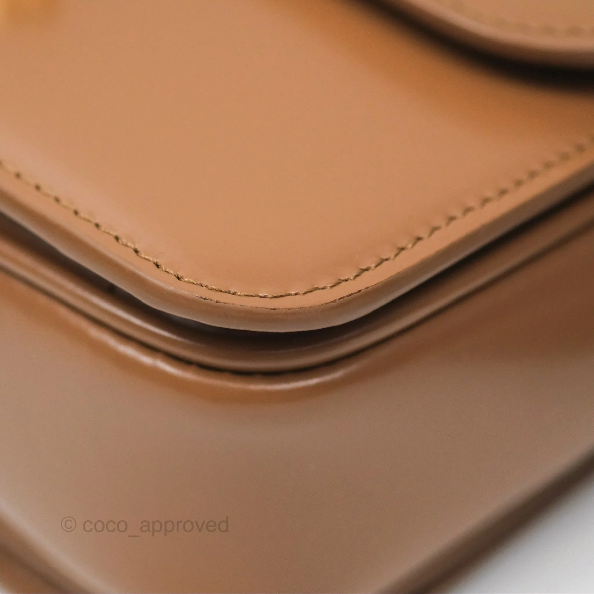 Celine Teen Triomphe Bag Shiny Calfskin Bronze