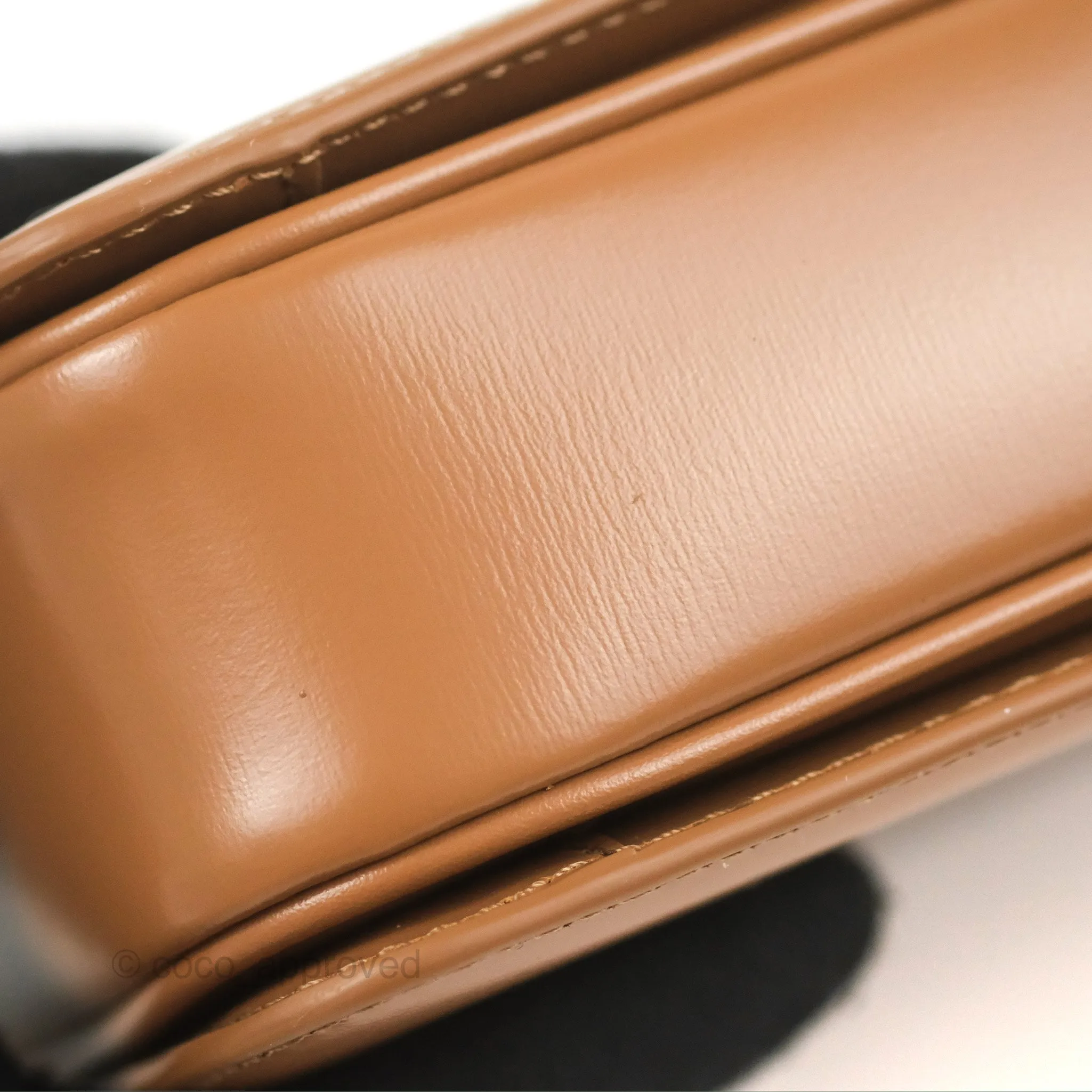 Celine Teen Triomphe Bag Shiny Calfskin Bronze