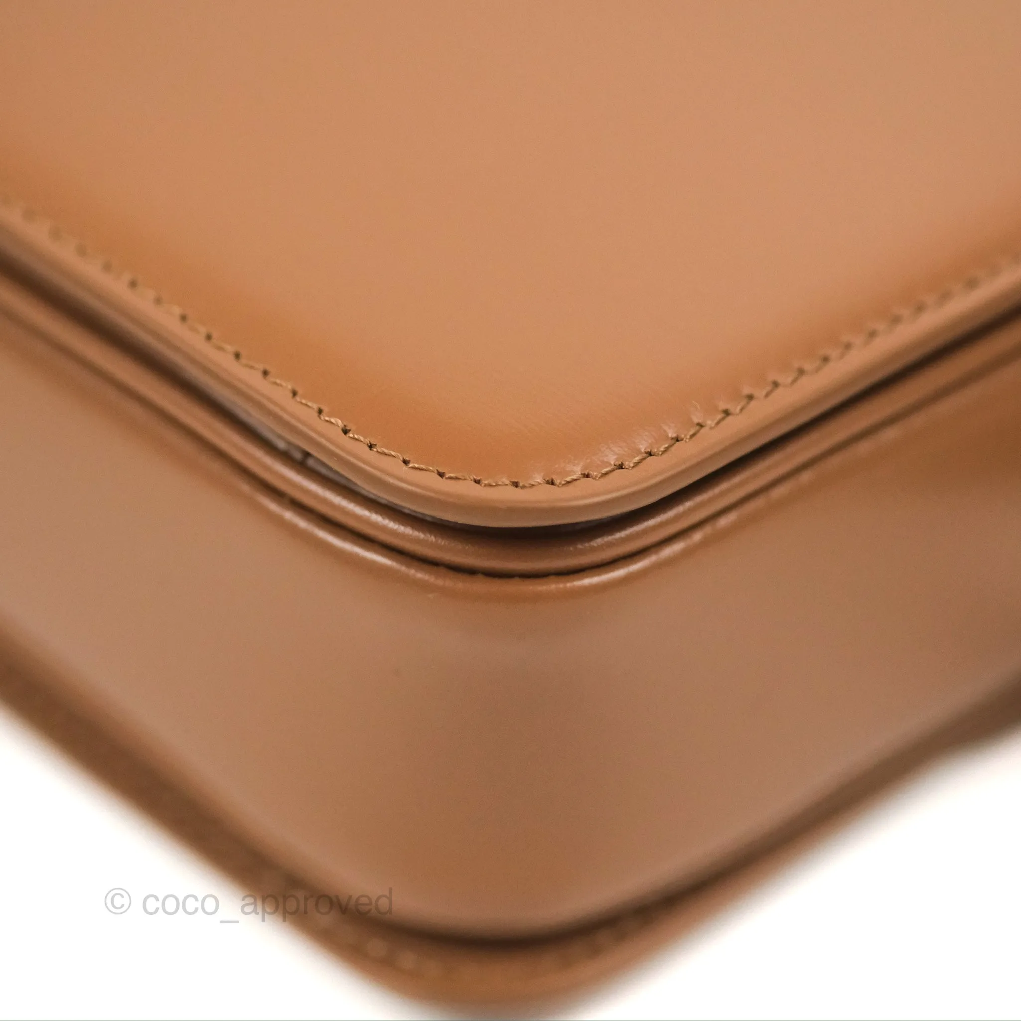 Celine Teen Triomphe Bag Shiny Calfskin Bronze