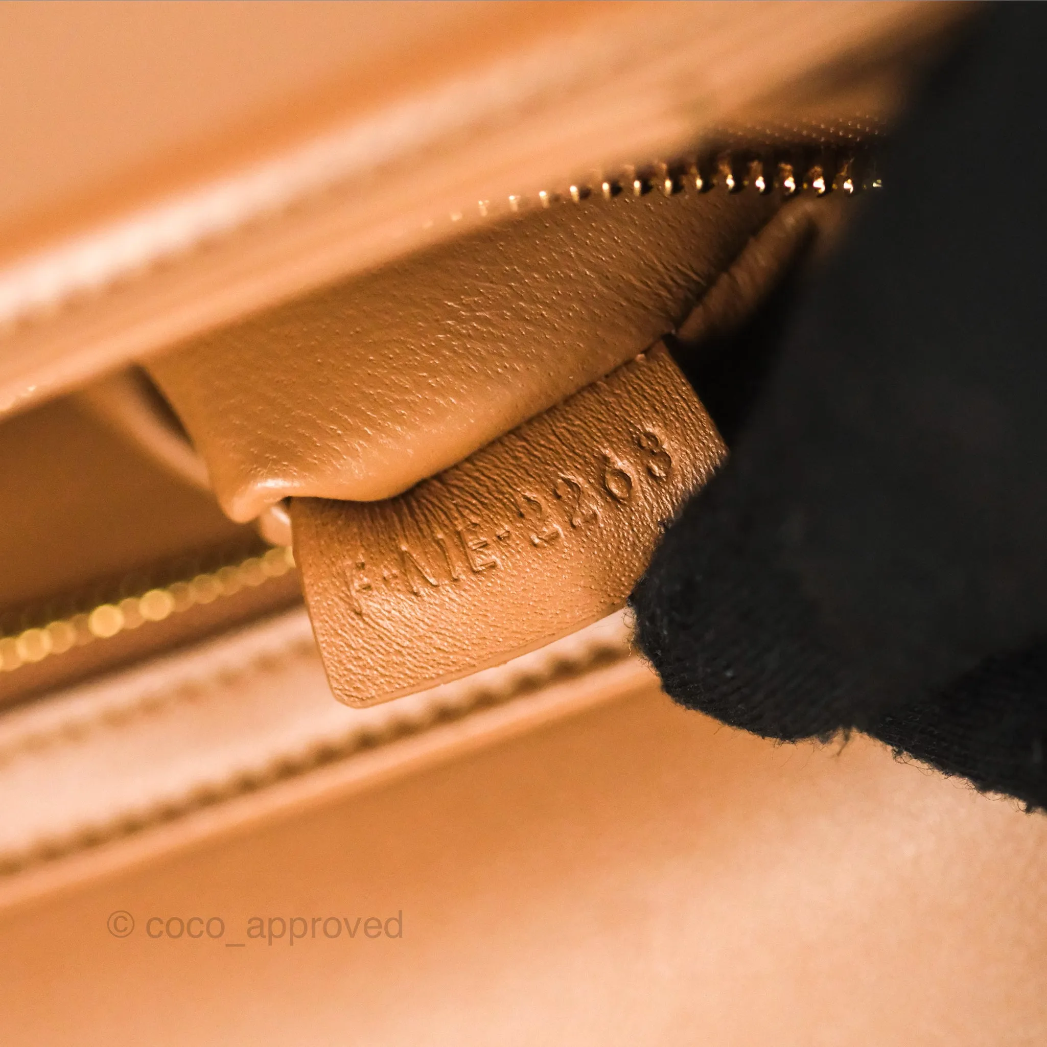 Celine Teen Triomphe Bag Shiny Calfskin Bronze