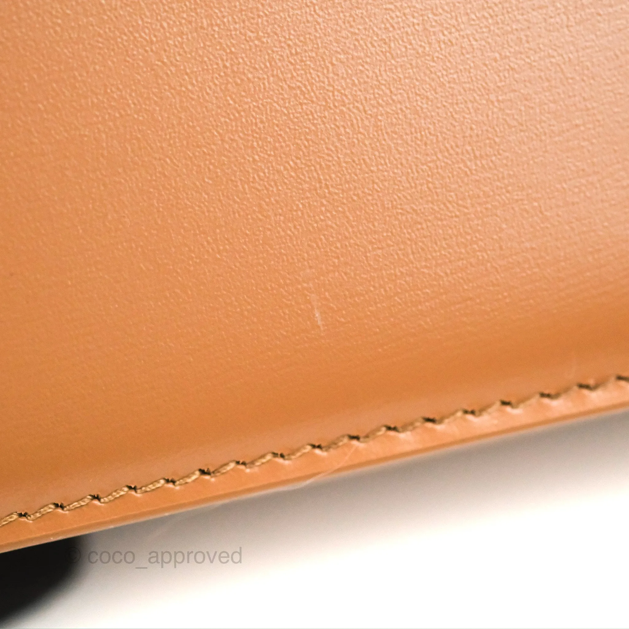 Celine Teen Triomphe Bag Shiny Calfskin Bronze