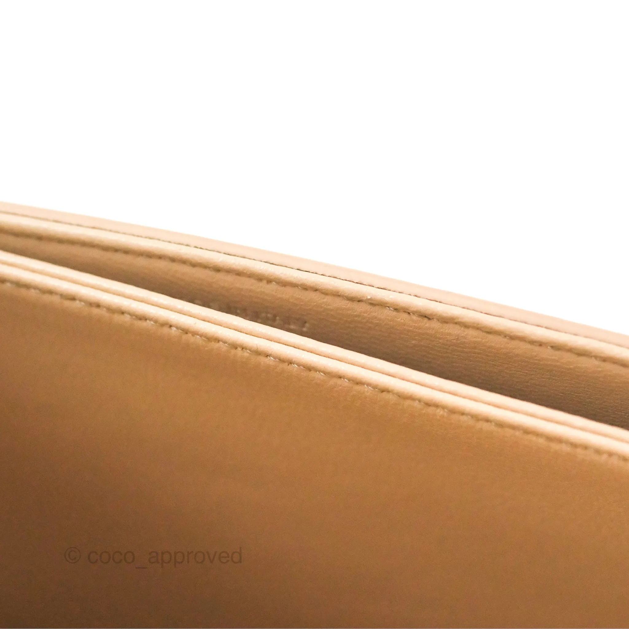 Celine Teen Triomphe Bag Shiny Calfskin Light Beige