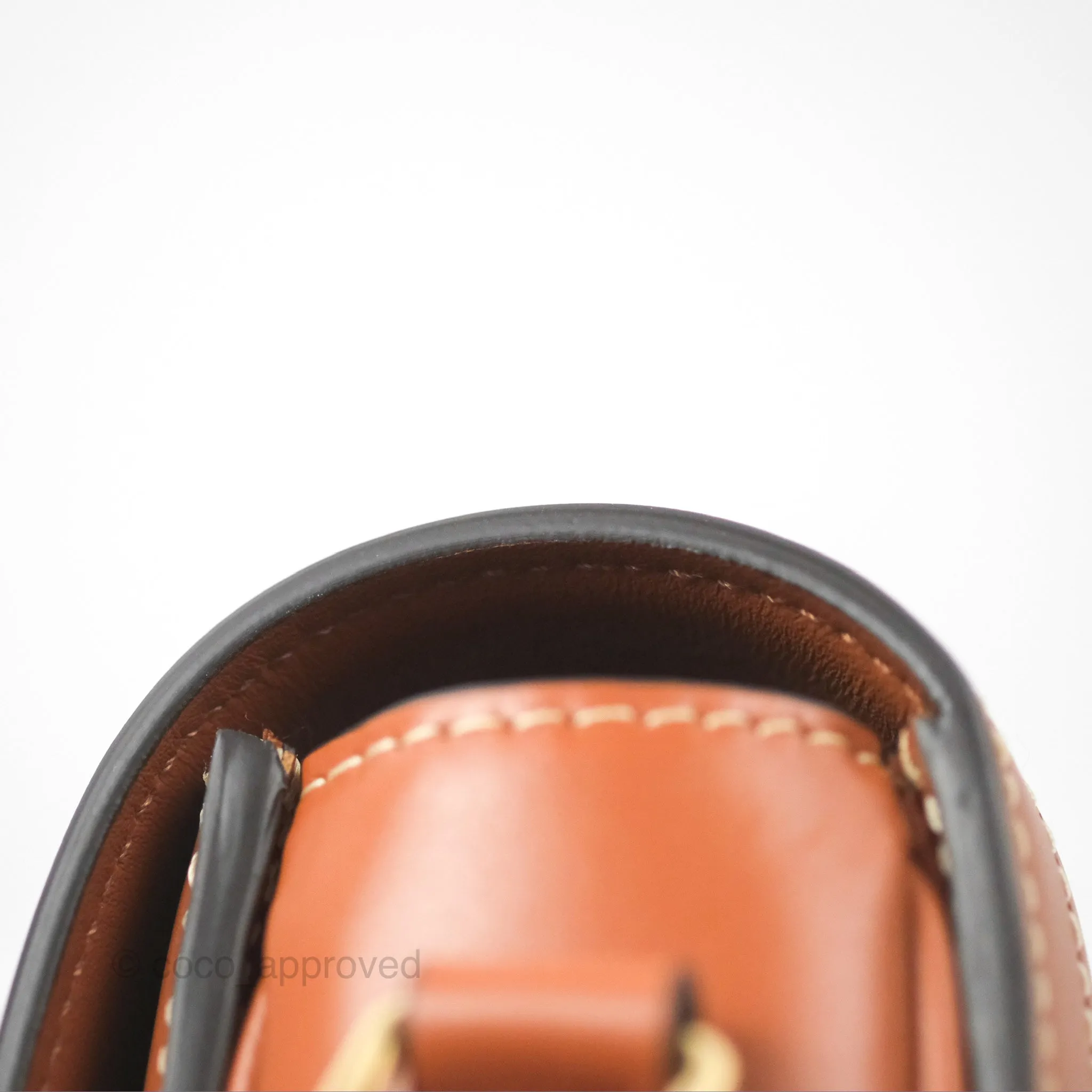 Celine Teen Triomphe Bag Triomphe Canvas Grege Calfskin