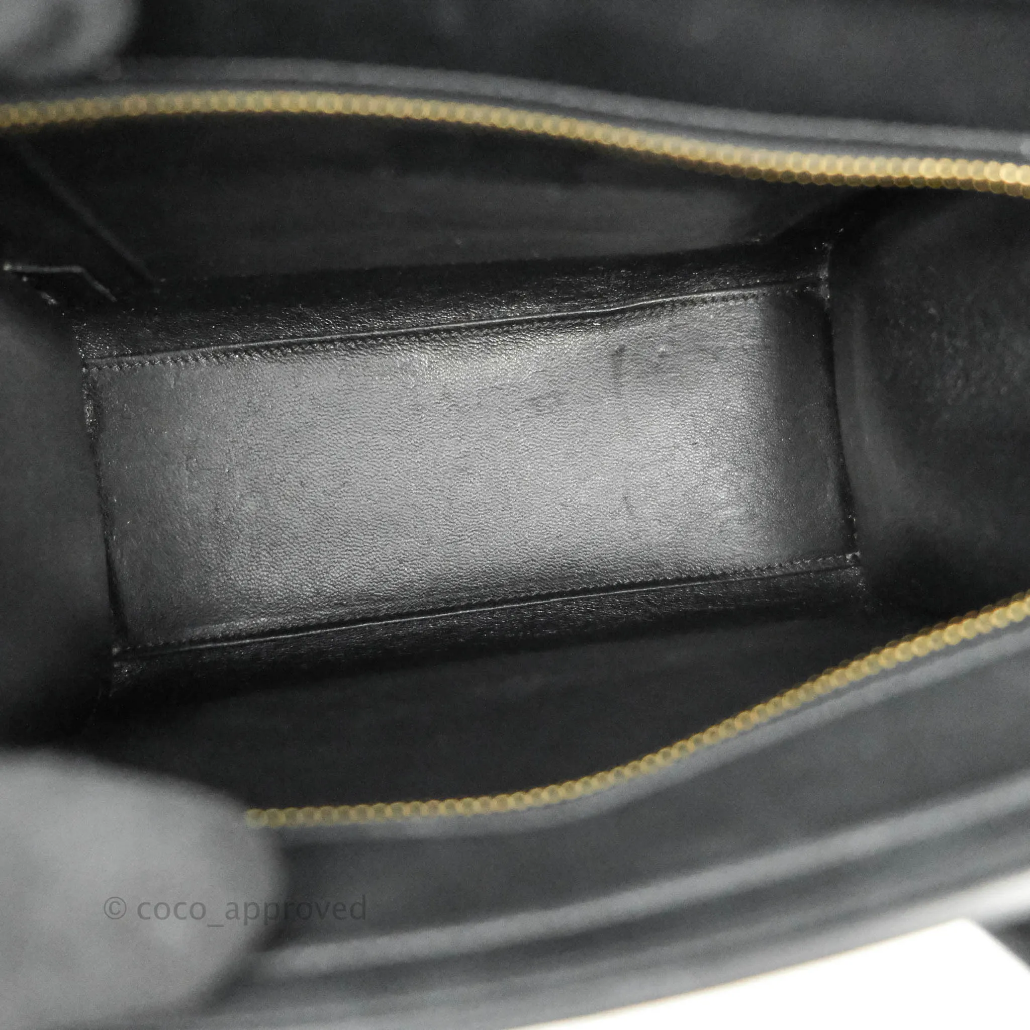 Celine Tri Color Blue/Khaki/Black Nano Luggage Tote