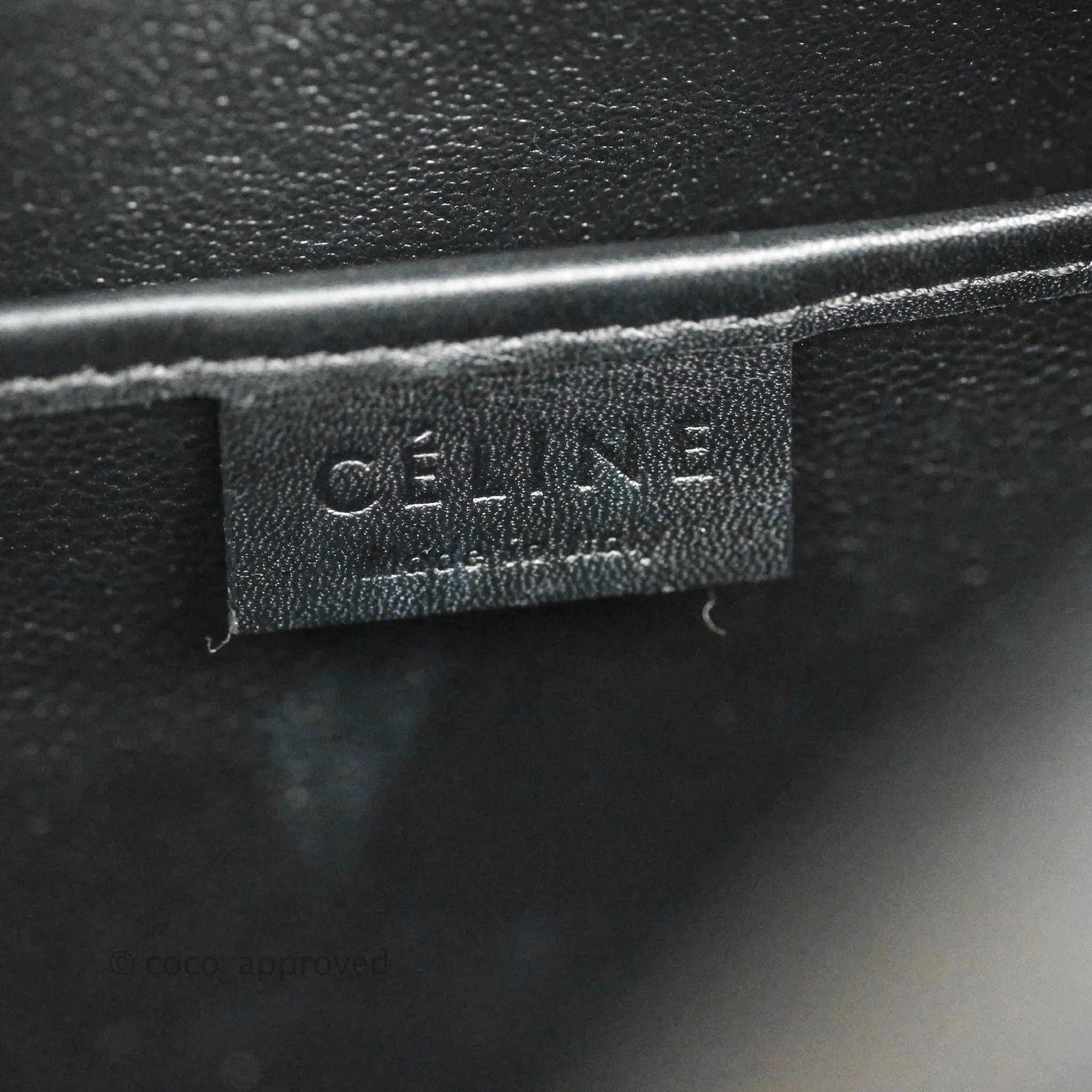 Celine Tri Color Blue/Khaki/Black Nano Luggage Tote