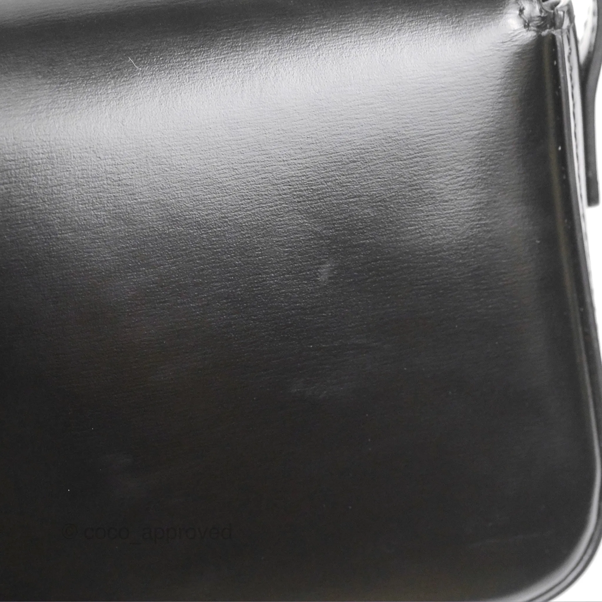 Celine Triomphe Shoulder Bag Black Calfskin